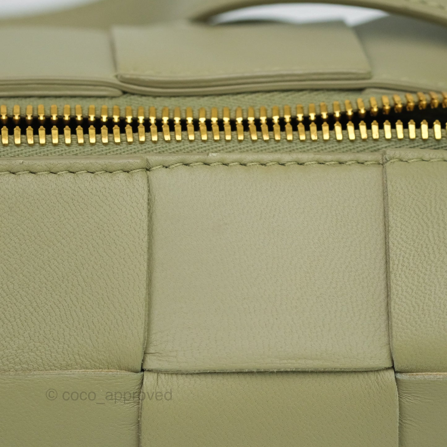 Bottega Veneta Brick Cassette Bag Olive Green Intrecciato Lambskin