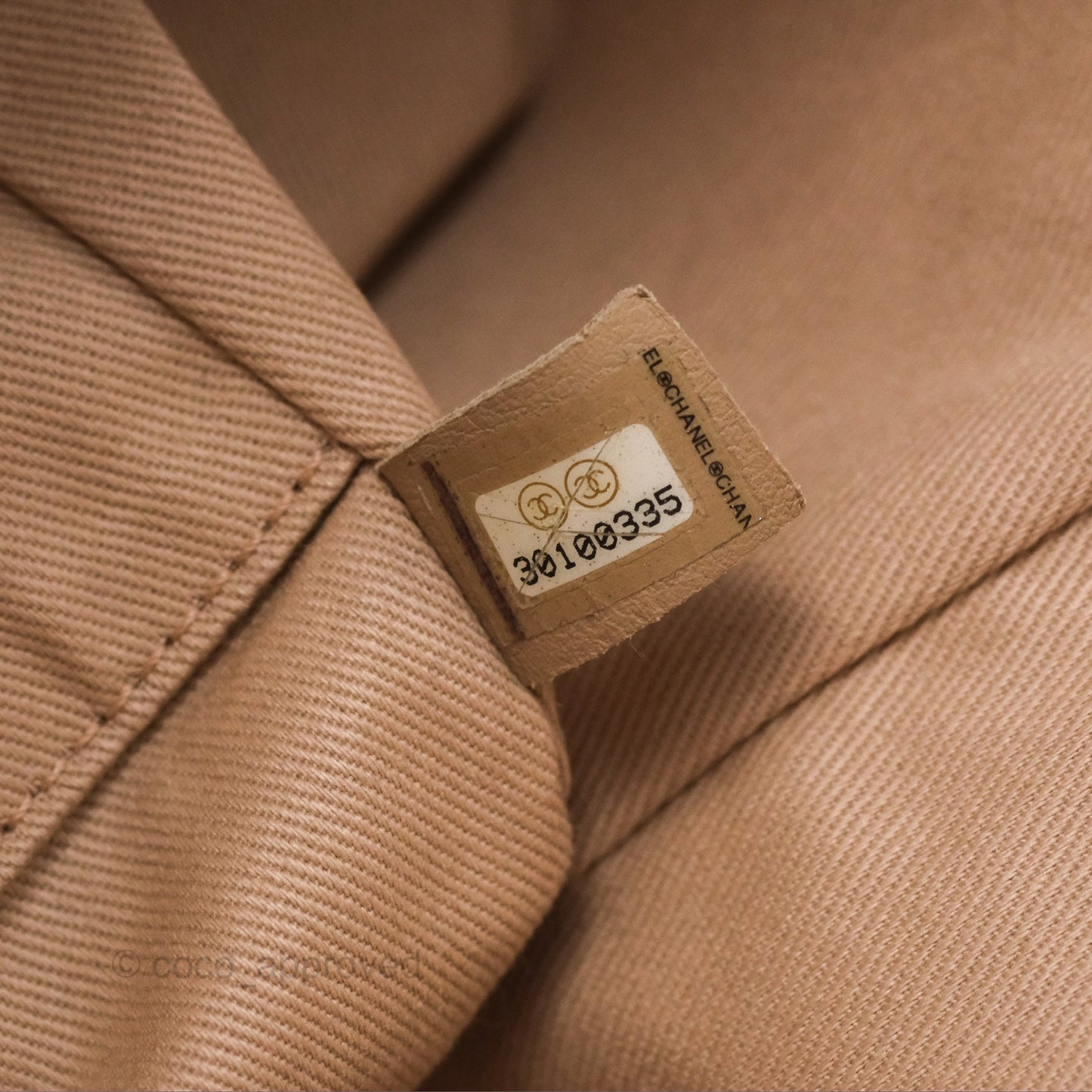 Chanel Medium Deauville Pink Canvas Gold Hardware
