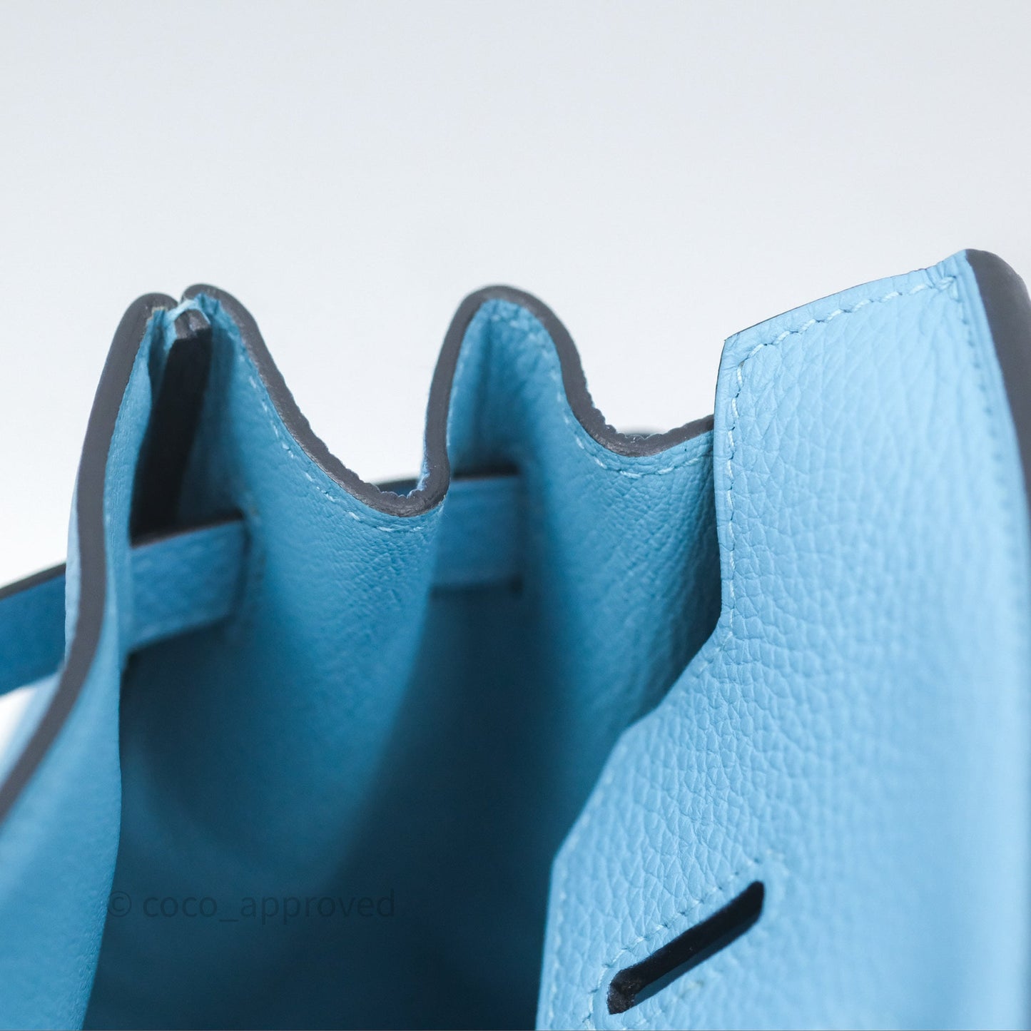 Hermès Birkin 30 Bleu De Nord Togo Palladium Hardware