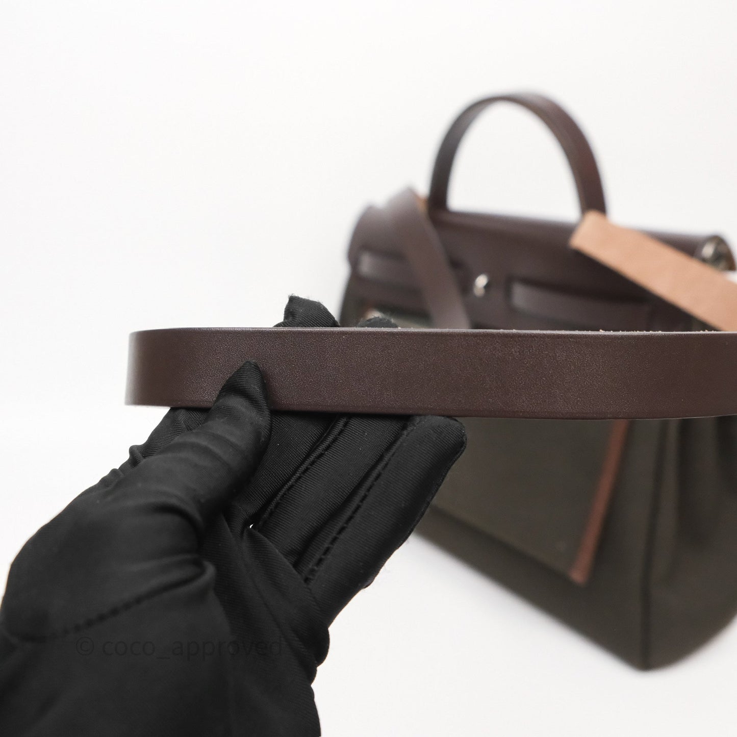 Hermès Herbag Zip 31 Retourne Dark Bronze Ebene Palladium Hardware