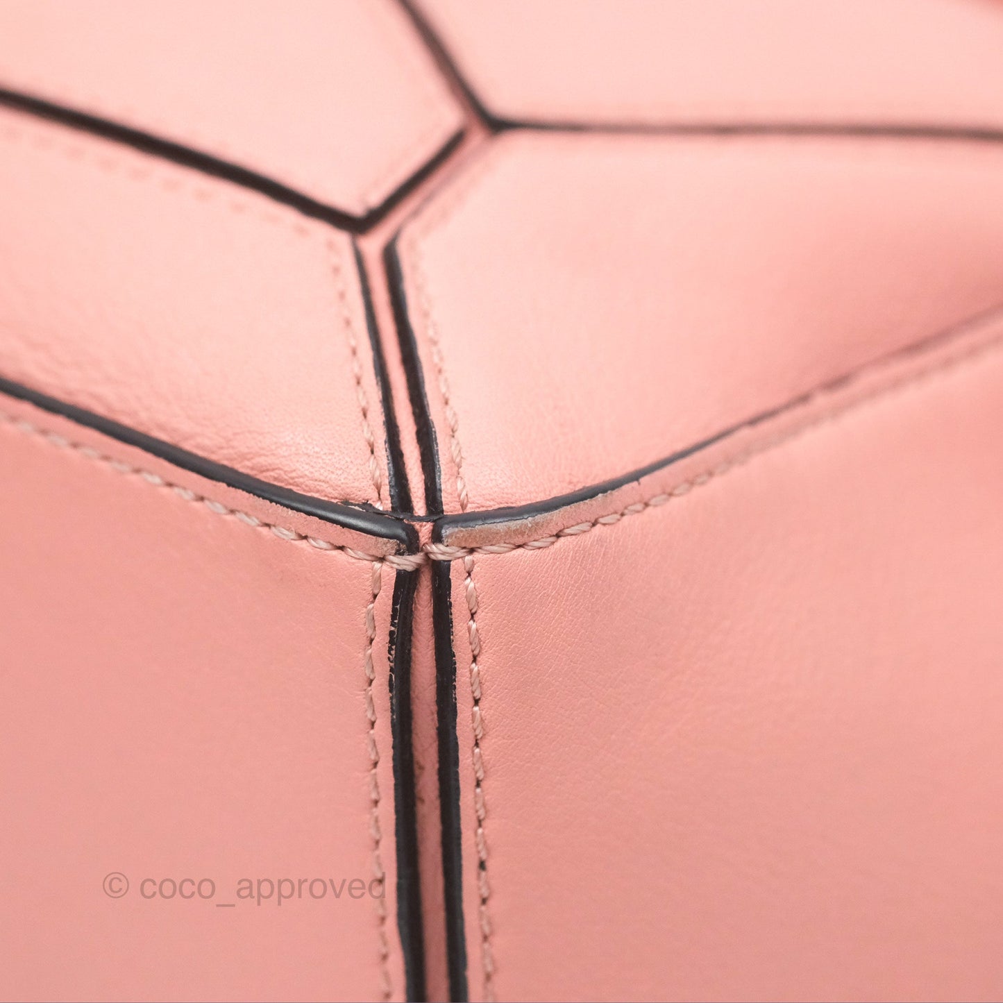 Loewe Small Puzzle Bag Pink Calfskin