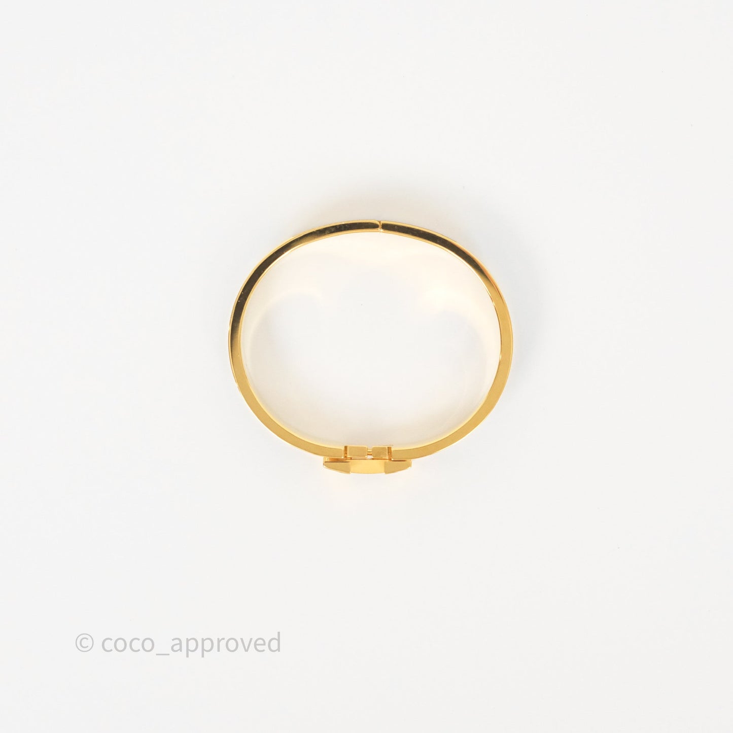 Hermès Clic H Bracelet Black Gold PM