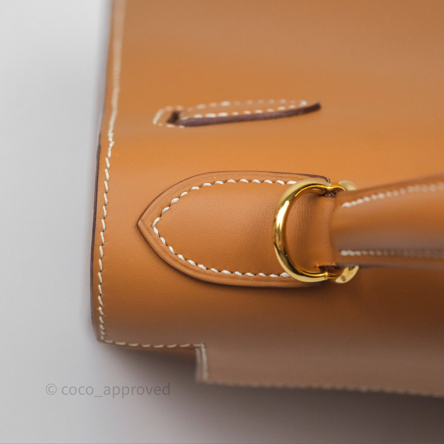 Hermès Kelly II 28 Sellier Gold 37 Chamonix Leather Gold Hardware