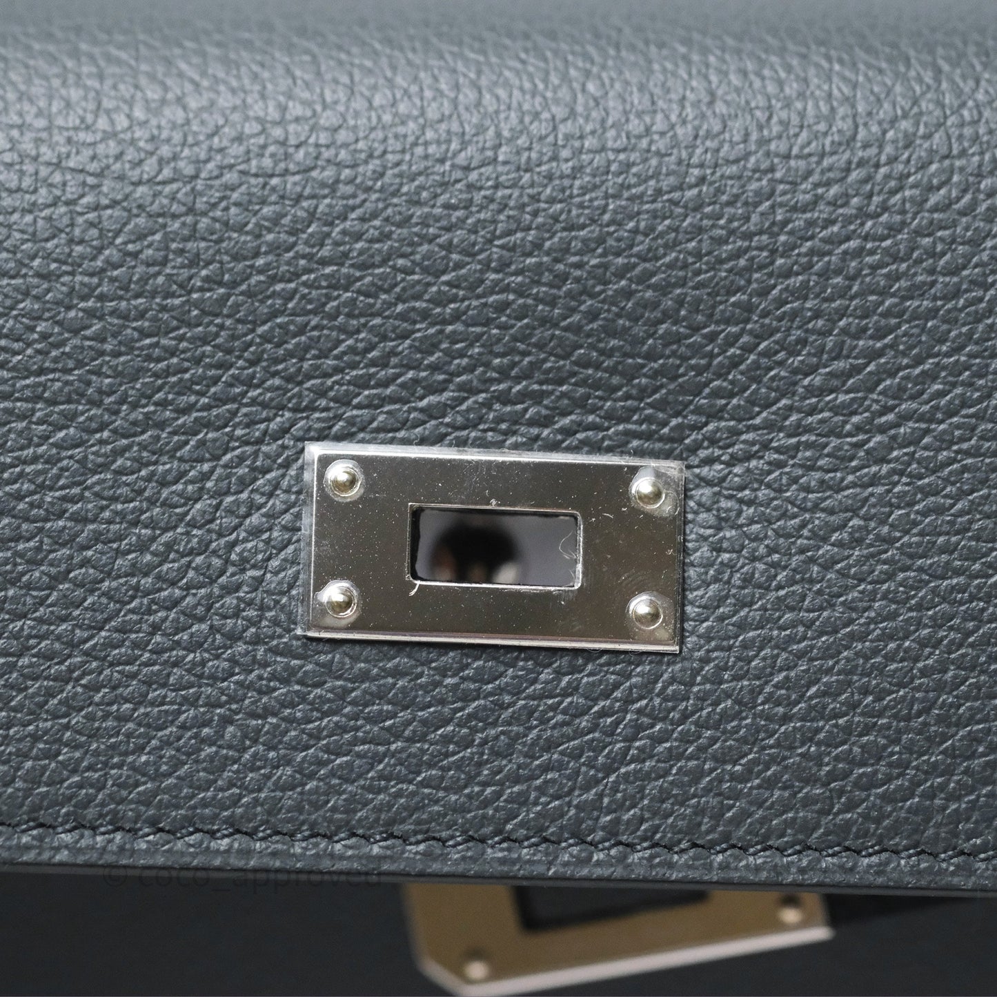 Hermès Kelly To Go Wallet Gris Misty H0 Evercolor Palladium Hardware