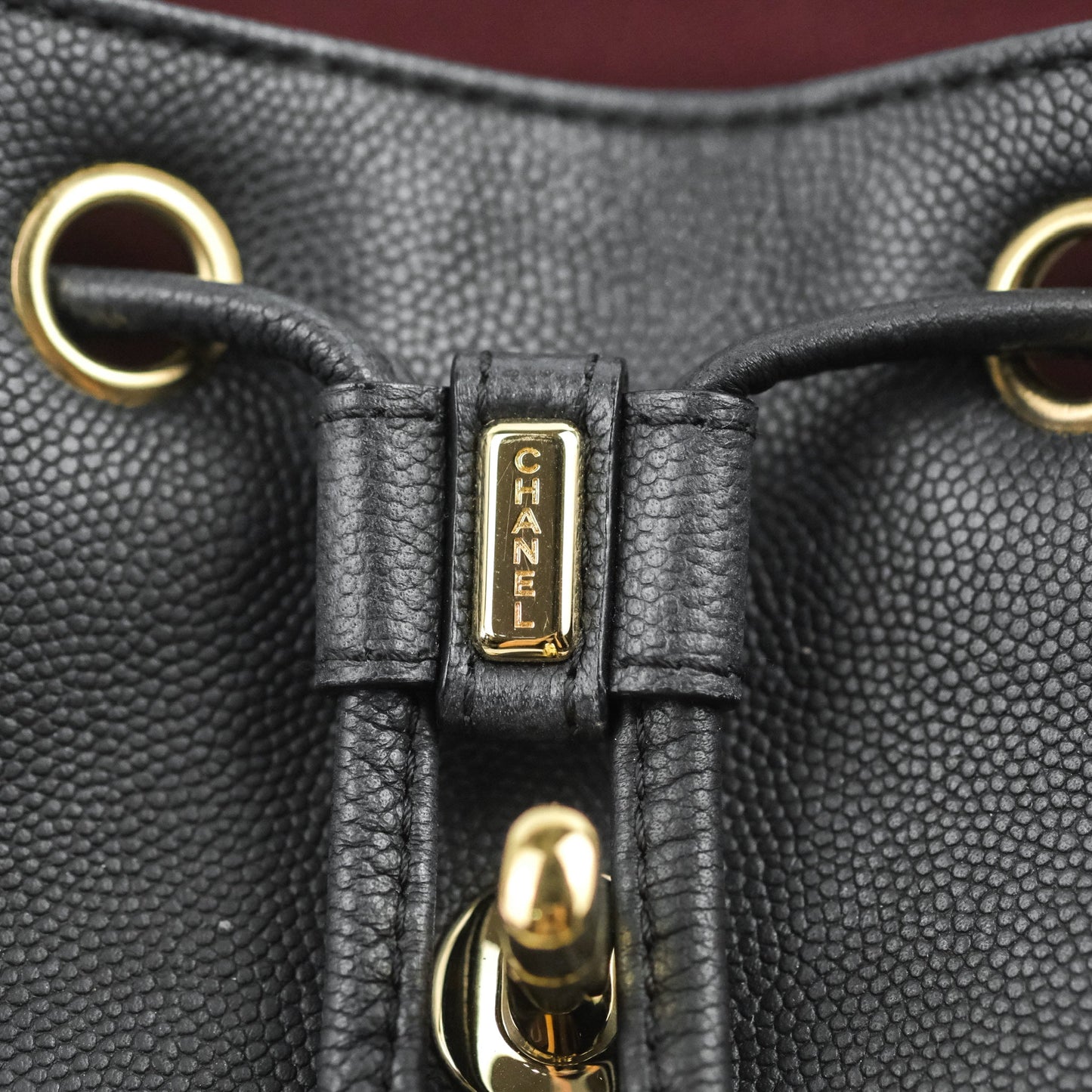 Chanel Quilted Business Affinity Backpack Black Caviar Gold Hardware