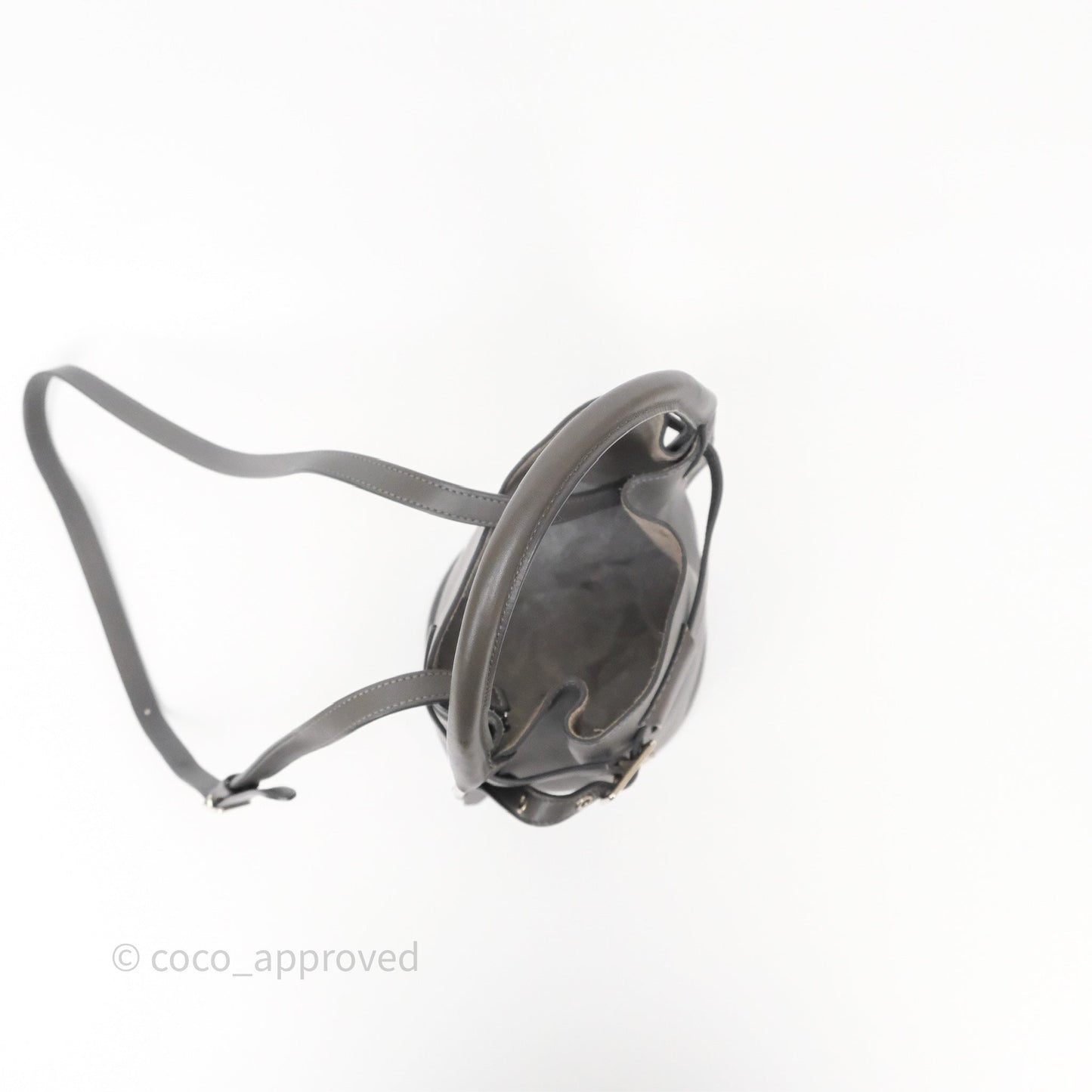 Celine Big Bag Nano Bucket Grey Smooth Calfskin