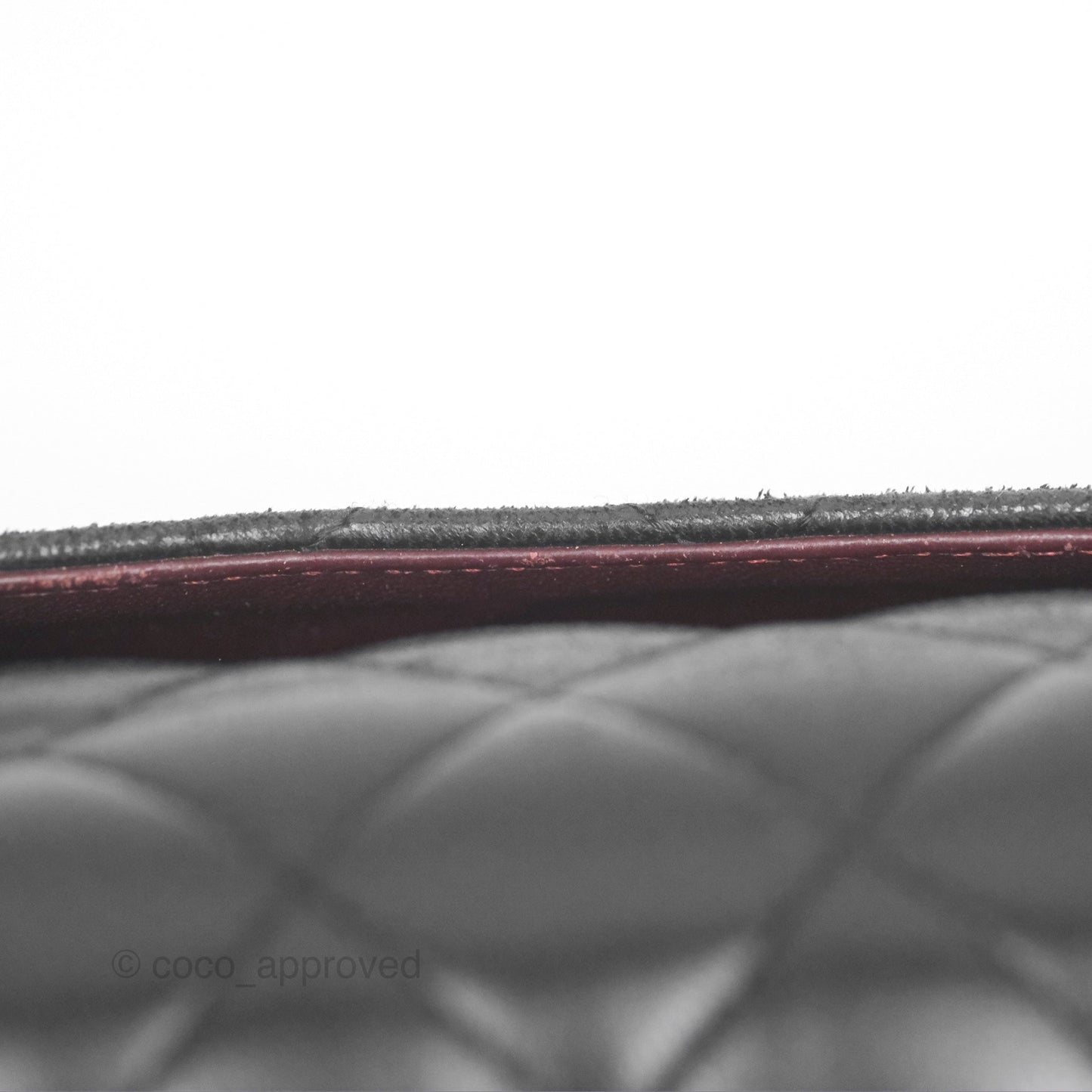 Chanel Classic M/L Medium Flap Quilted Black Lambskin Silver Hardware