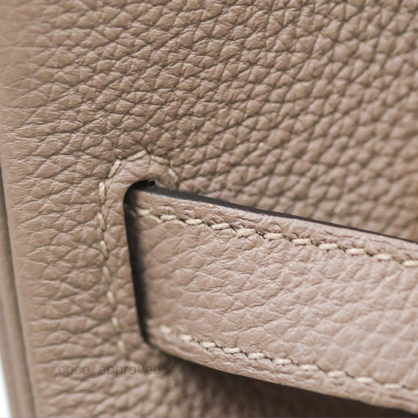 Hermès Birkin 30 Retourne Gris Asphalt M8 Togo Gold Hardware