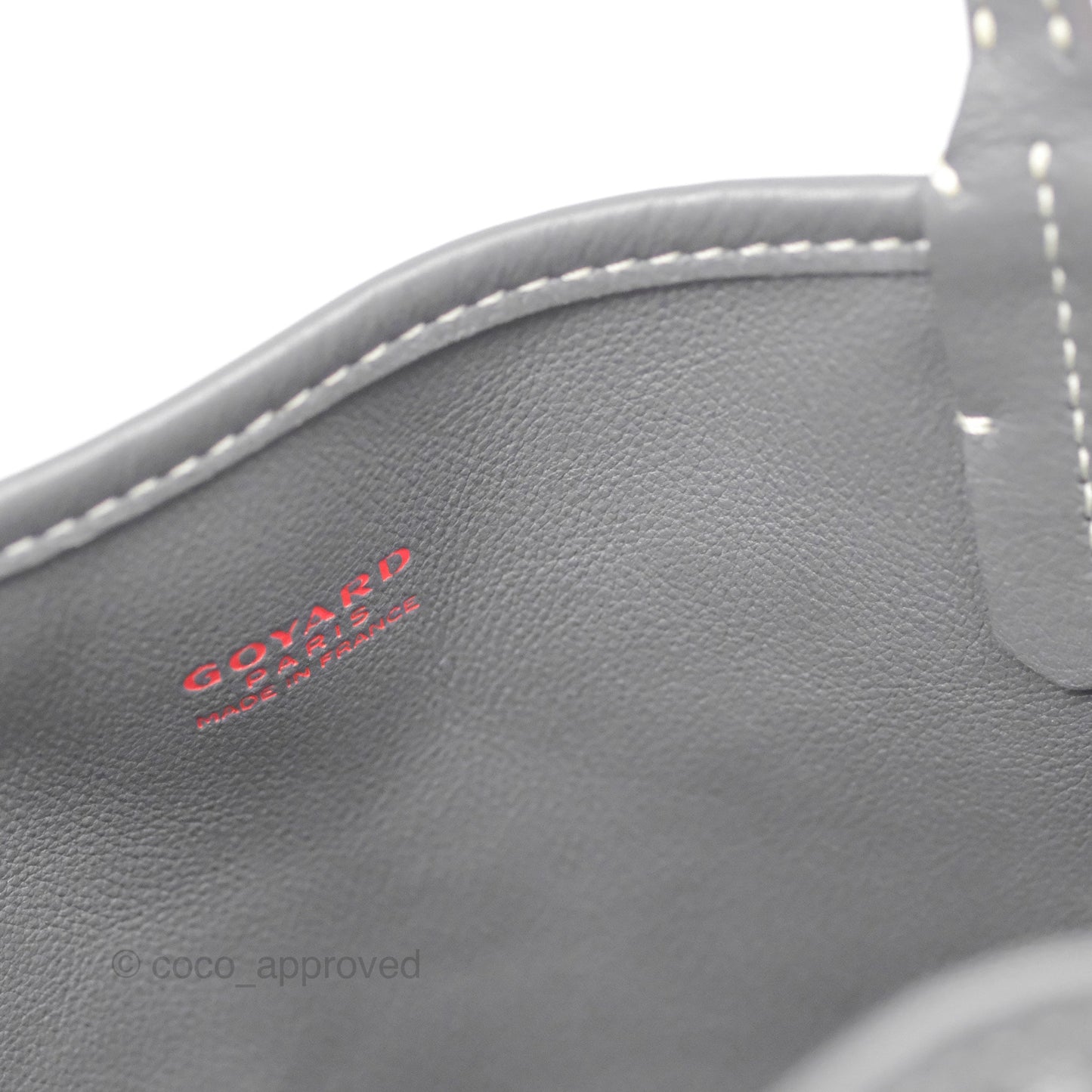 Goyard Anjou Mini Bag Goyardine Canvas Grey