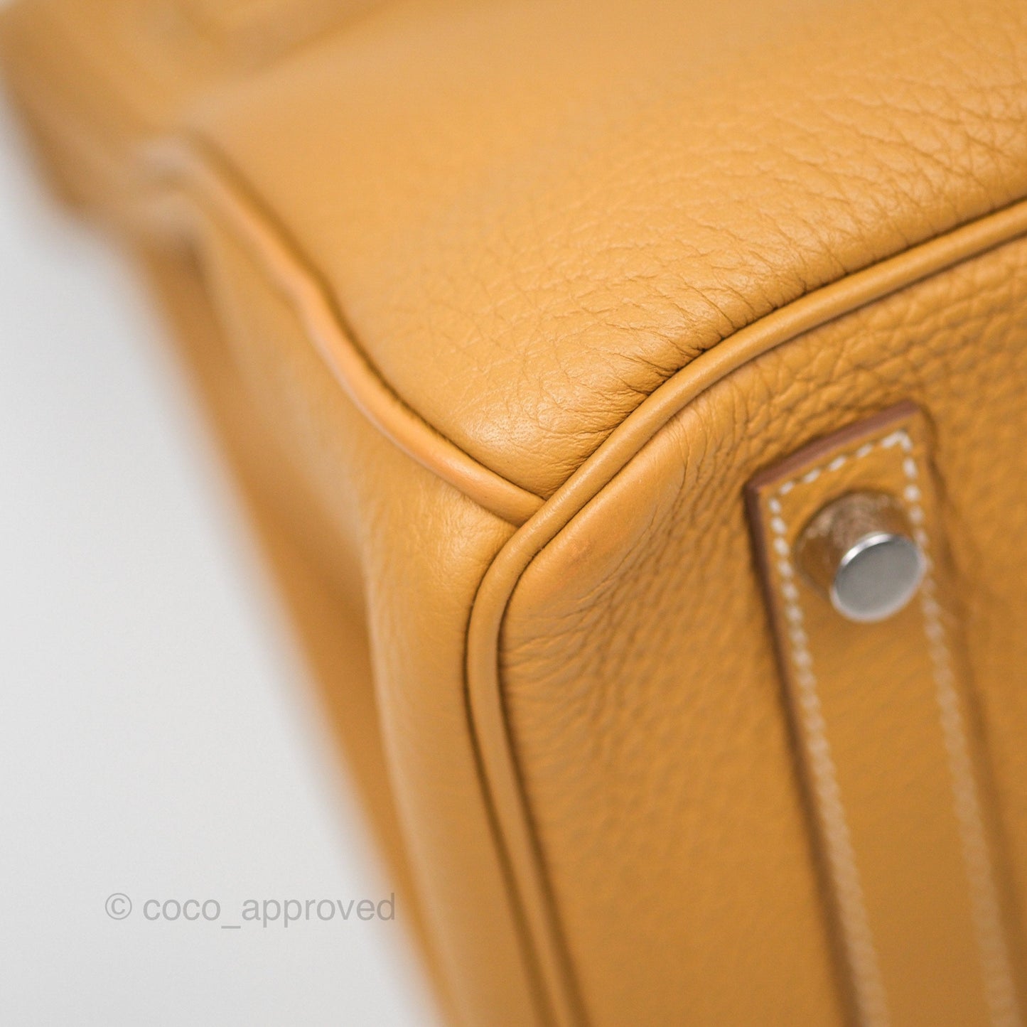 Hermès Birkin 30 Retourne Nature Sable 21 Togo Palladium Hardware