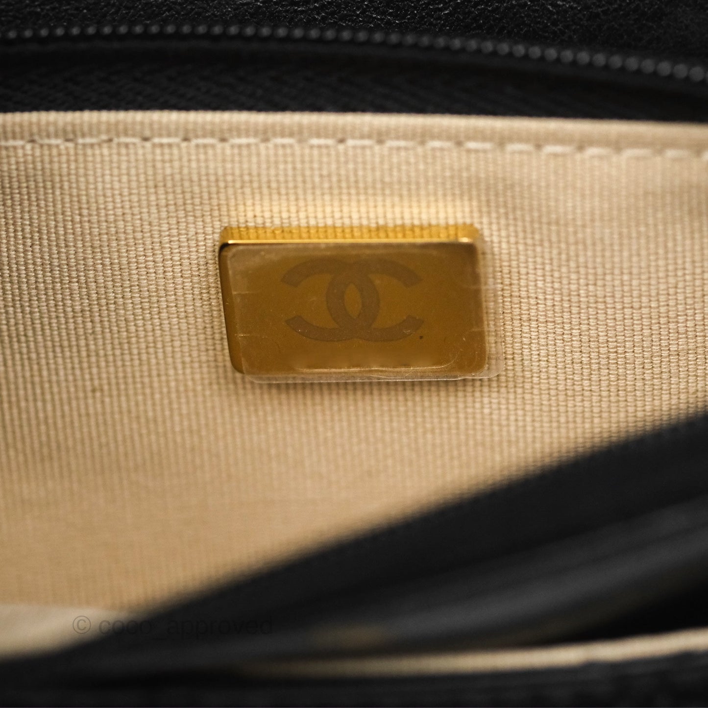 Chanel Quilted Dynasty Wallet on Chain WOC Black Shiny Lambskin Gold Hardware