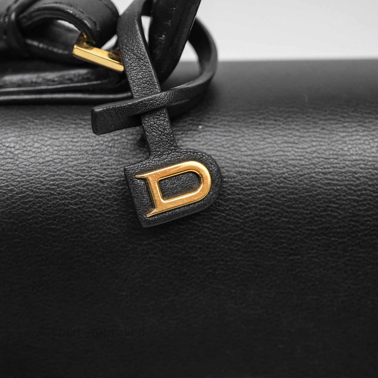 Delvaux Tempête Mini Black Calfskin Gold Hardware
