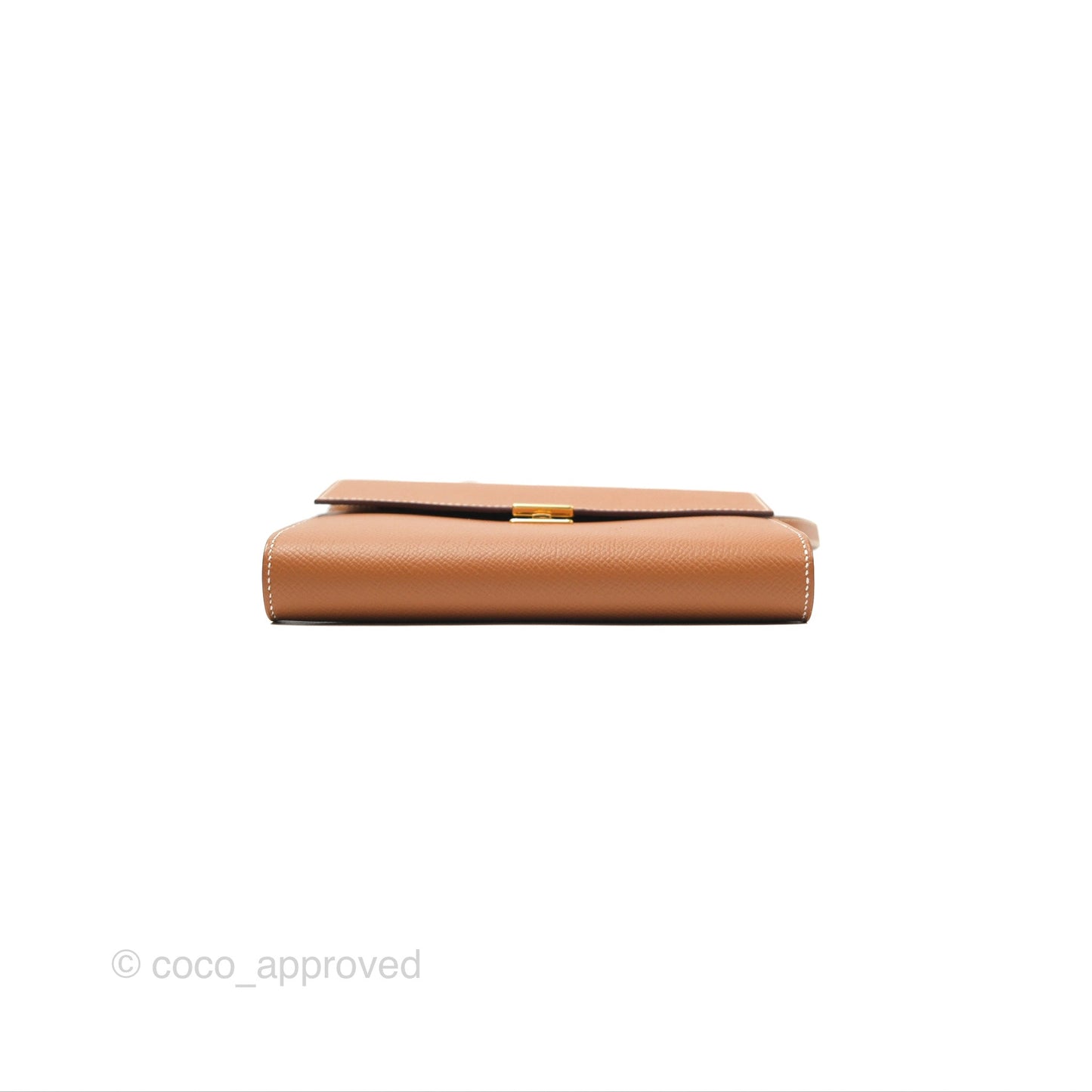 Hermès Clic 12 Wallet Gold Epsom Gold Hardware