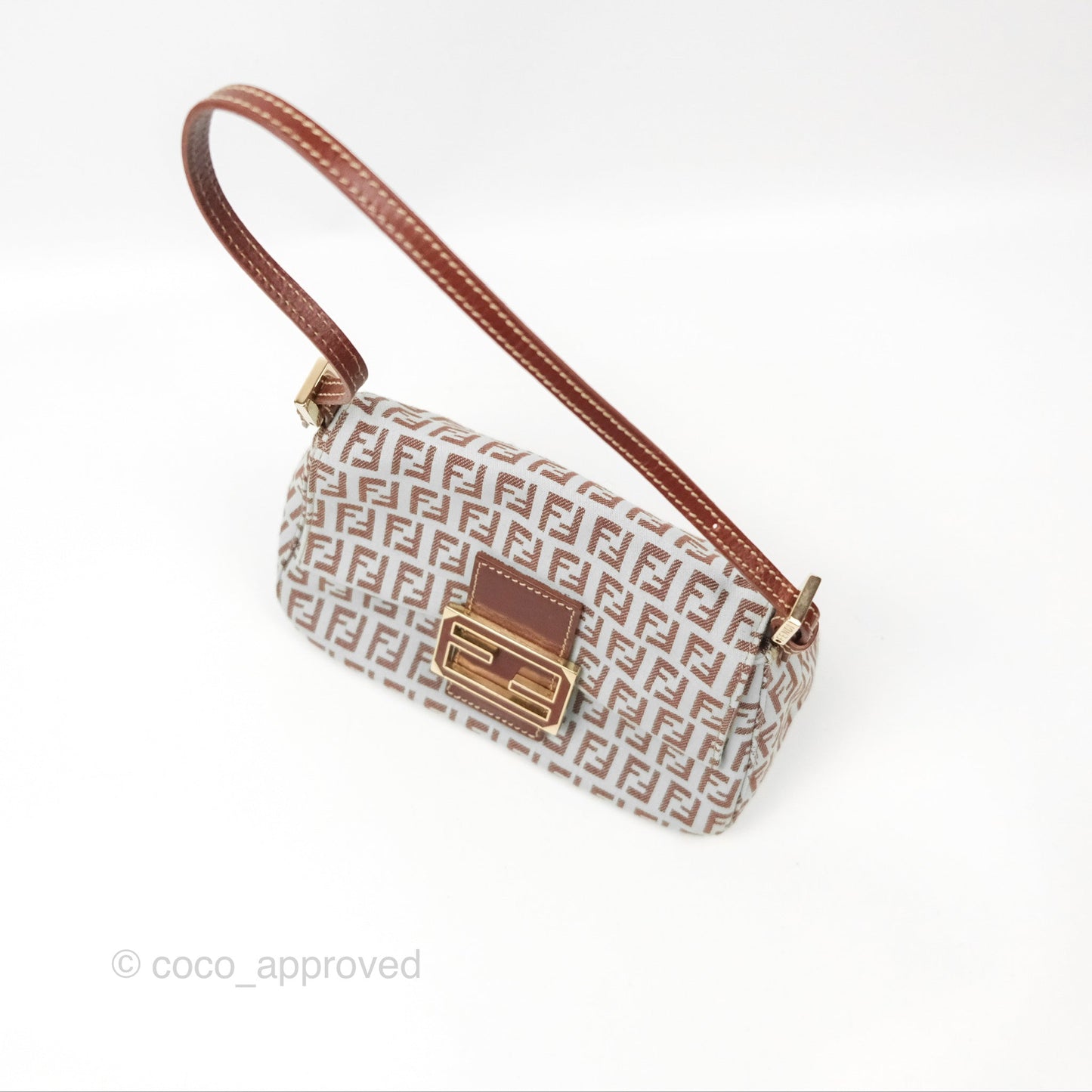 Fendi Zucchino Mamma Baguette Bag