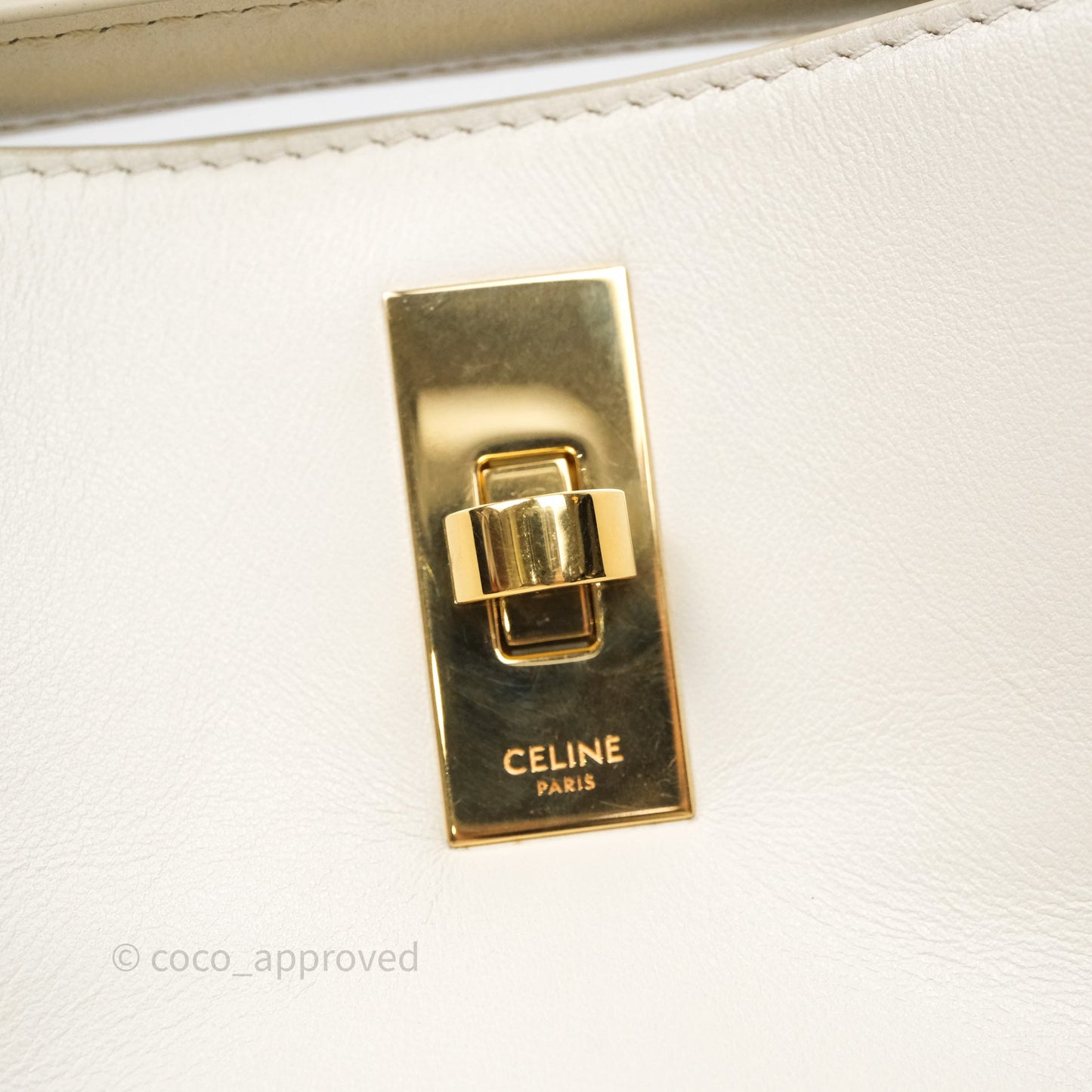 Celine Teen Bucket 16 Bag Ivory White Calfskin