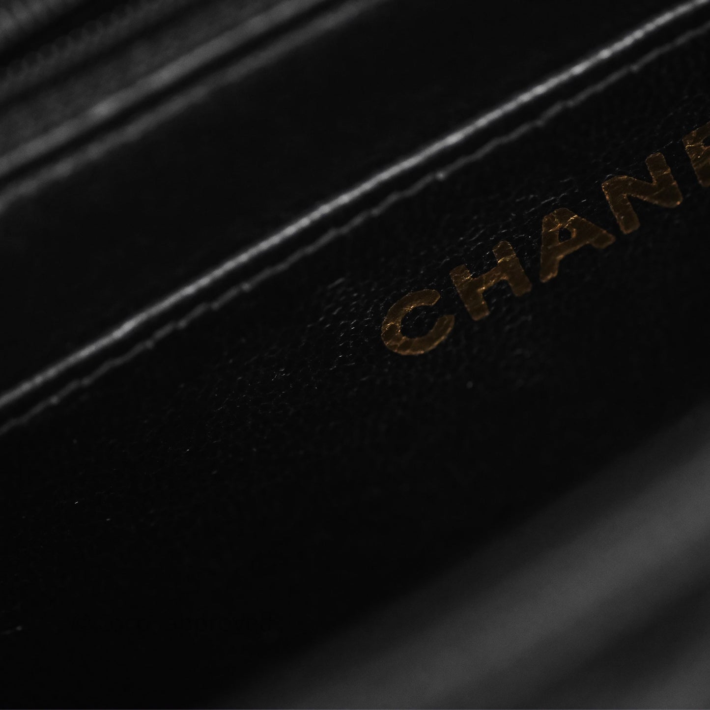 Chanel Small Vintage Quilted Classic Diana Flap Bag Black Caviar 24K Gold Hardware