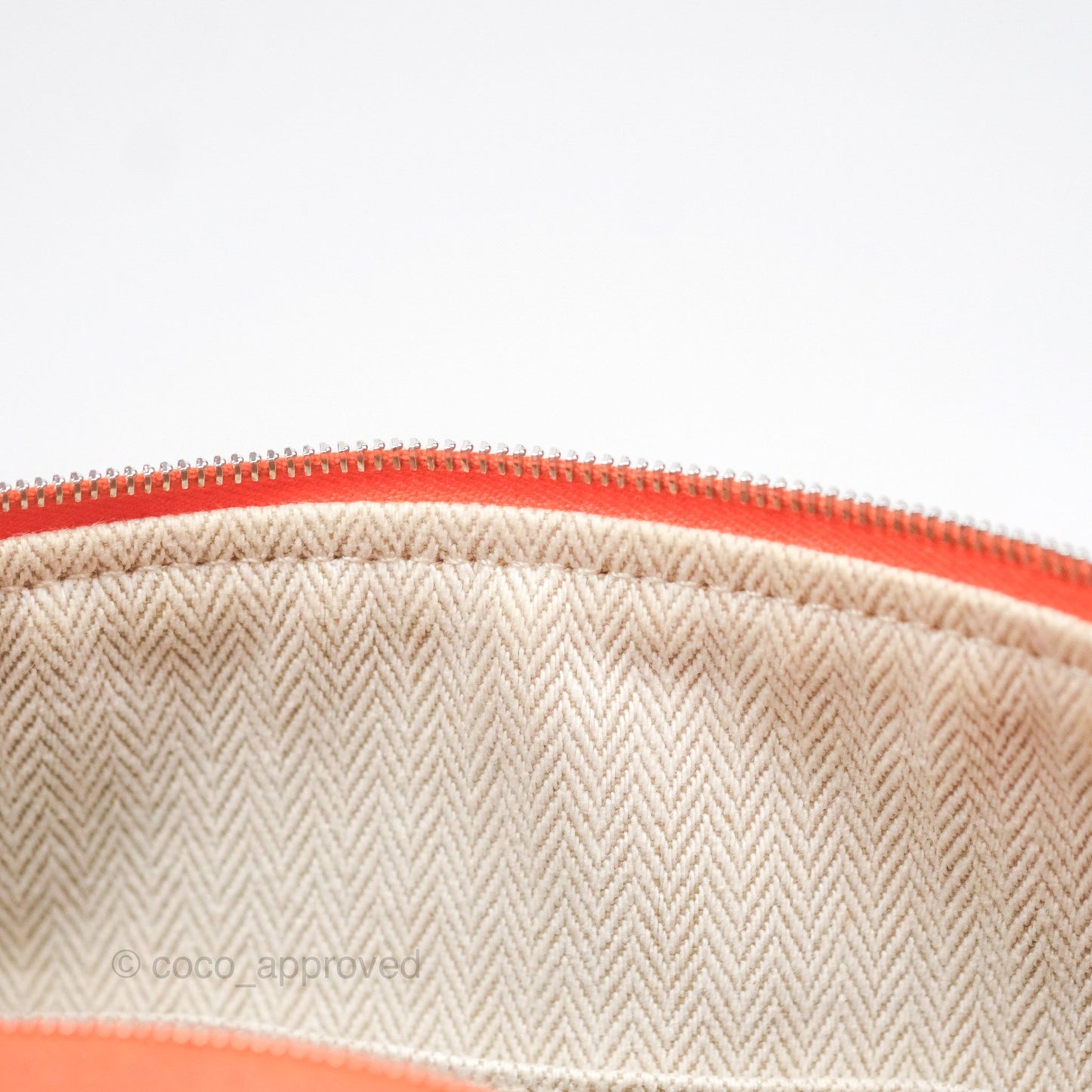 Hermès Small Bride-A-Brac Orange Feu Canvas