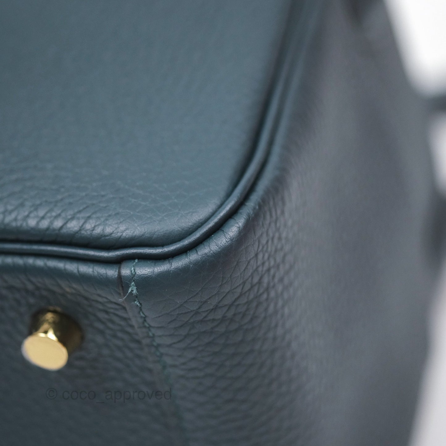 Hermès Lindy 26 Vert Cypress 6O Clemence Gold Hardware