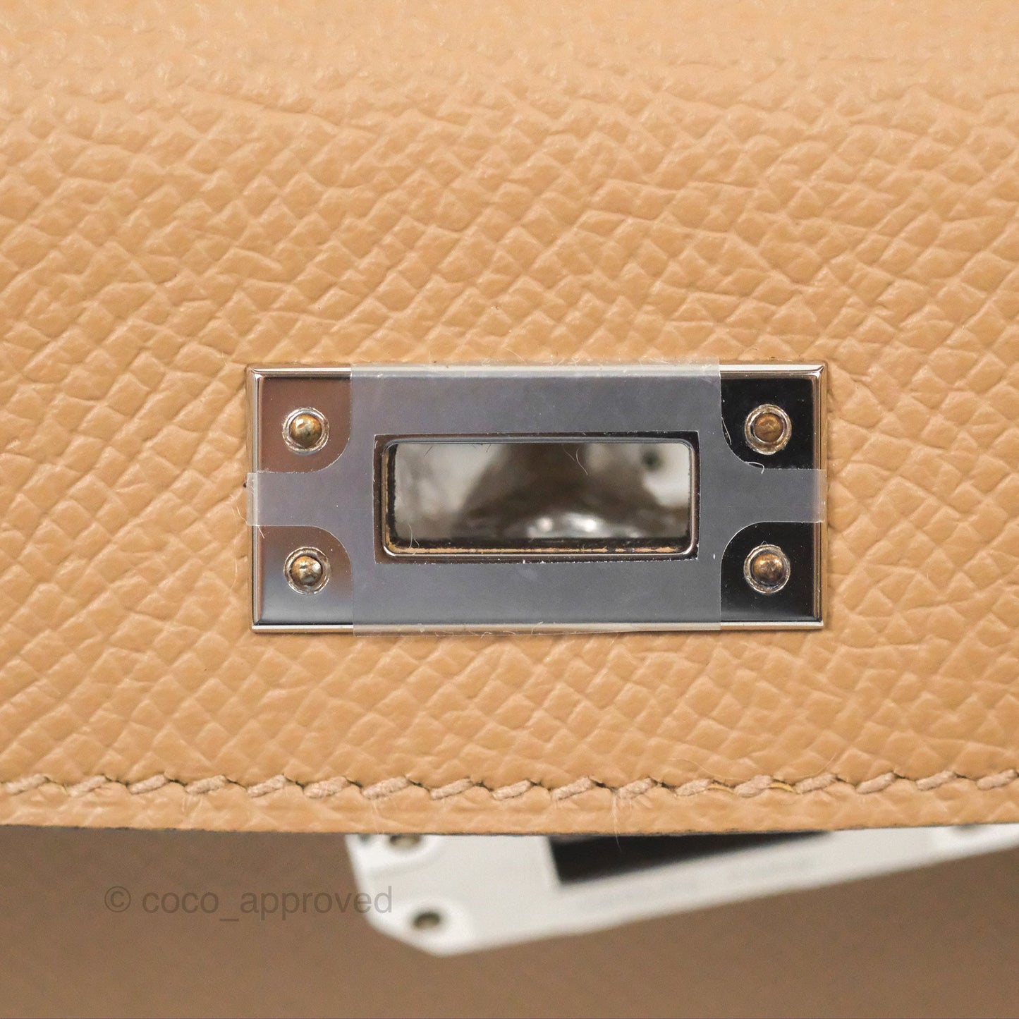 Hermès Mini Kelly II Chai 0M Epsom Palladium Hardware