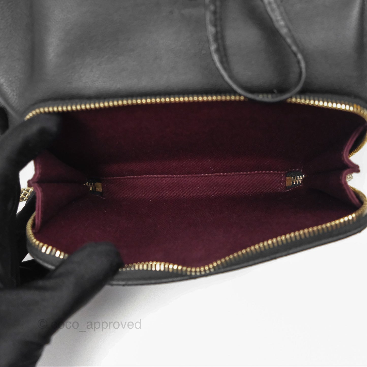 Chanel Quilted Business Affinity Backpack Black Caviar Gold Hardware