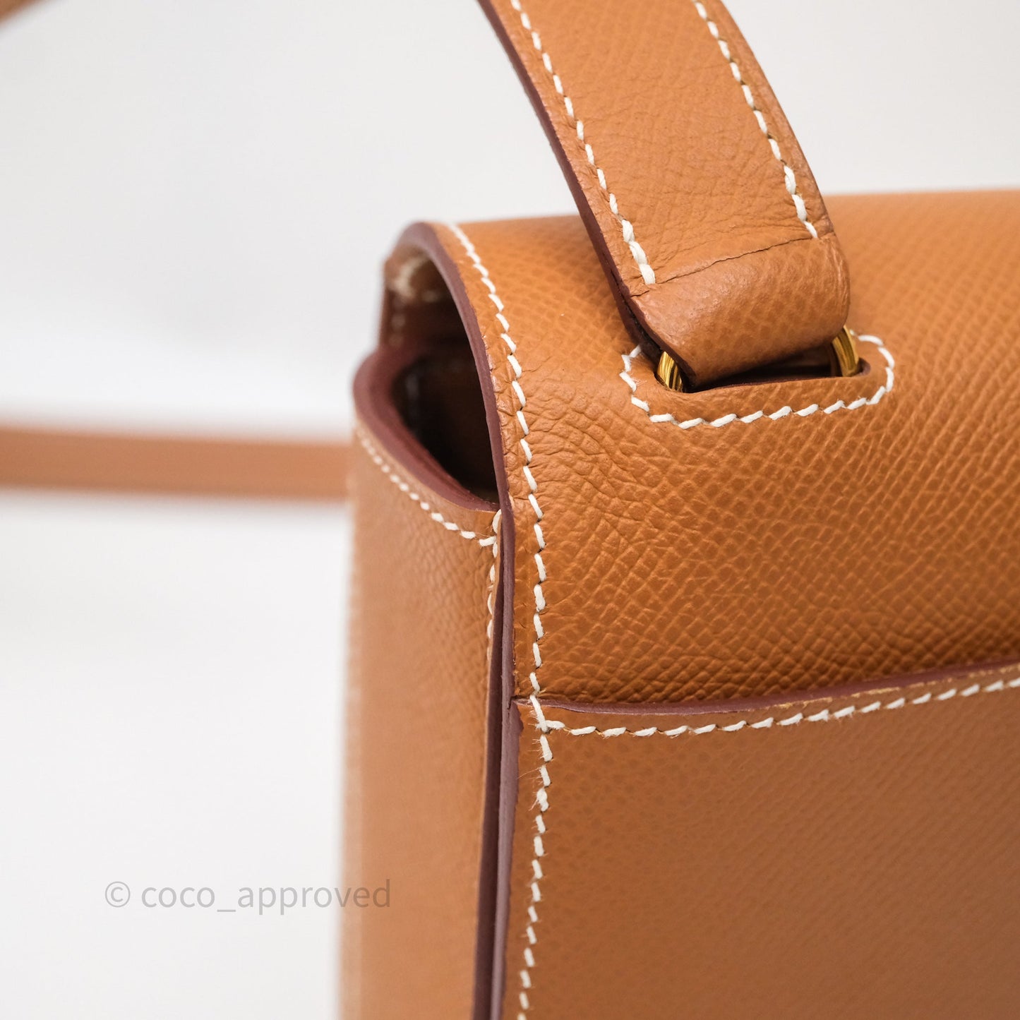 Hermès Della Cavalleria Mini Bag Gold 37 Epsom Gold Hardware