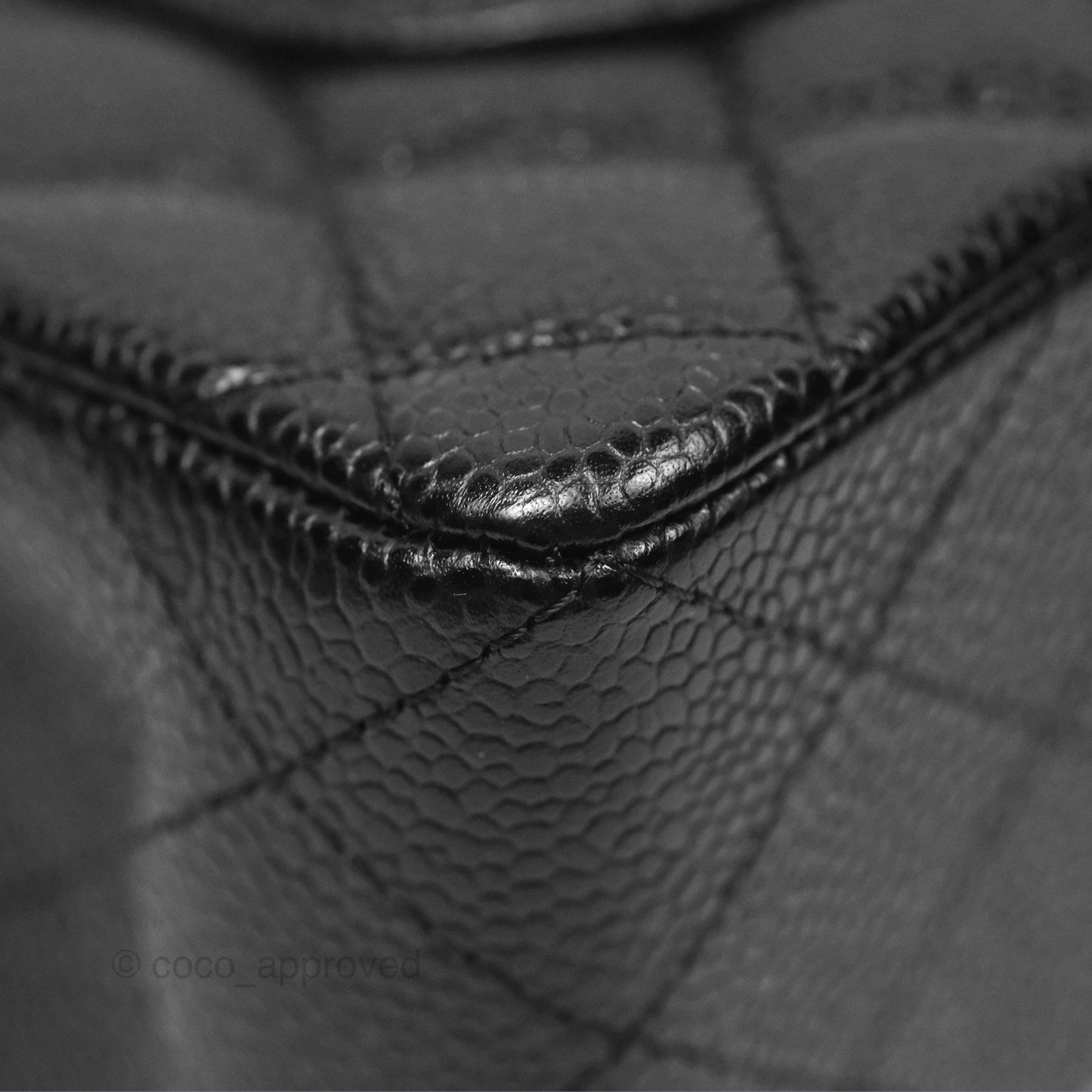 Chanel Small Classic Flap Quilted Black Caviar Gold Hardware