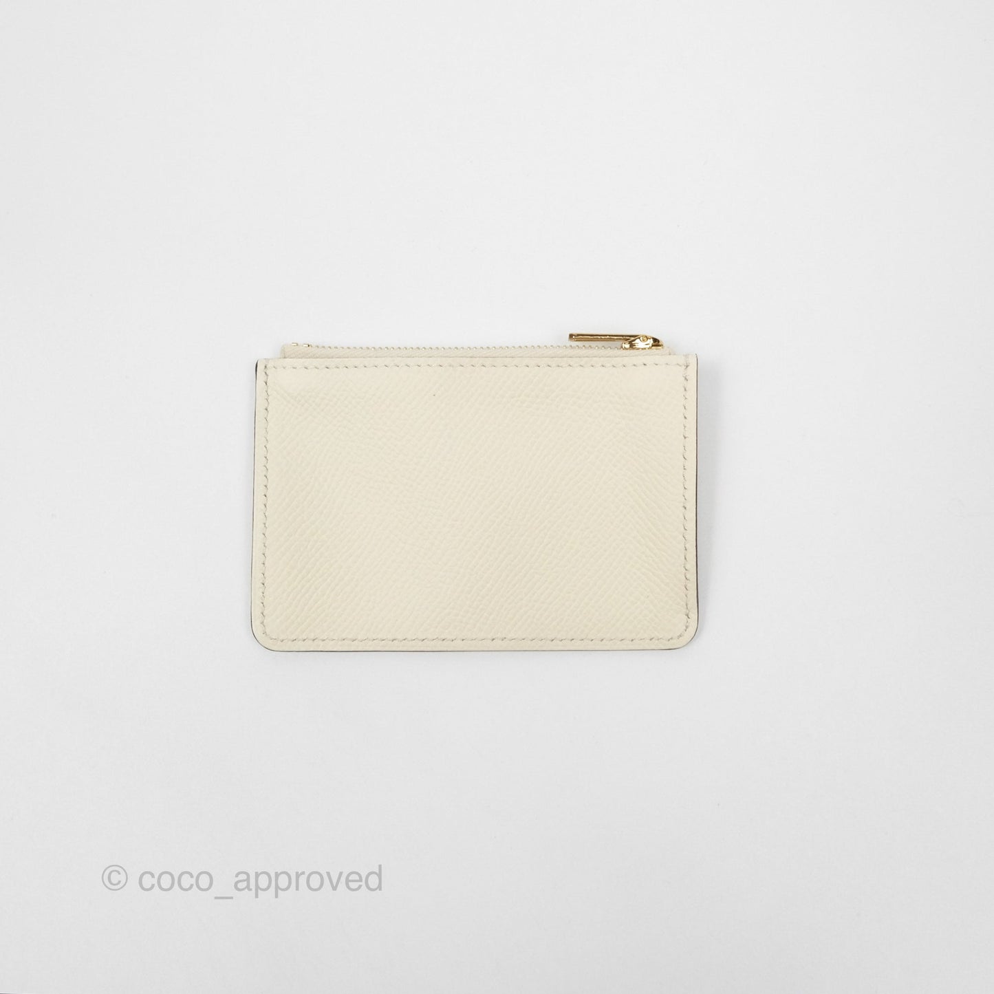 Hermès Constance Slim Wallet Nata I2 Epsom Gold Hardware