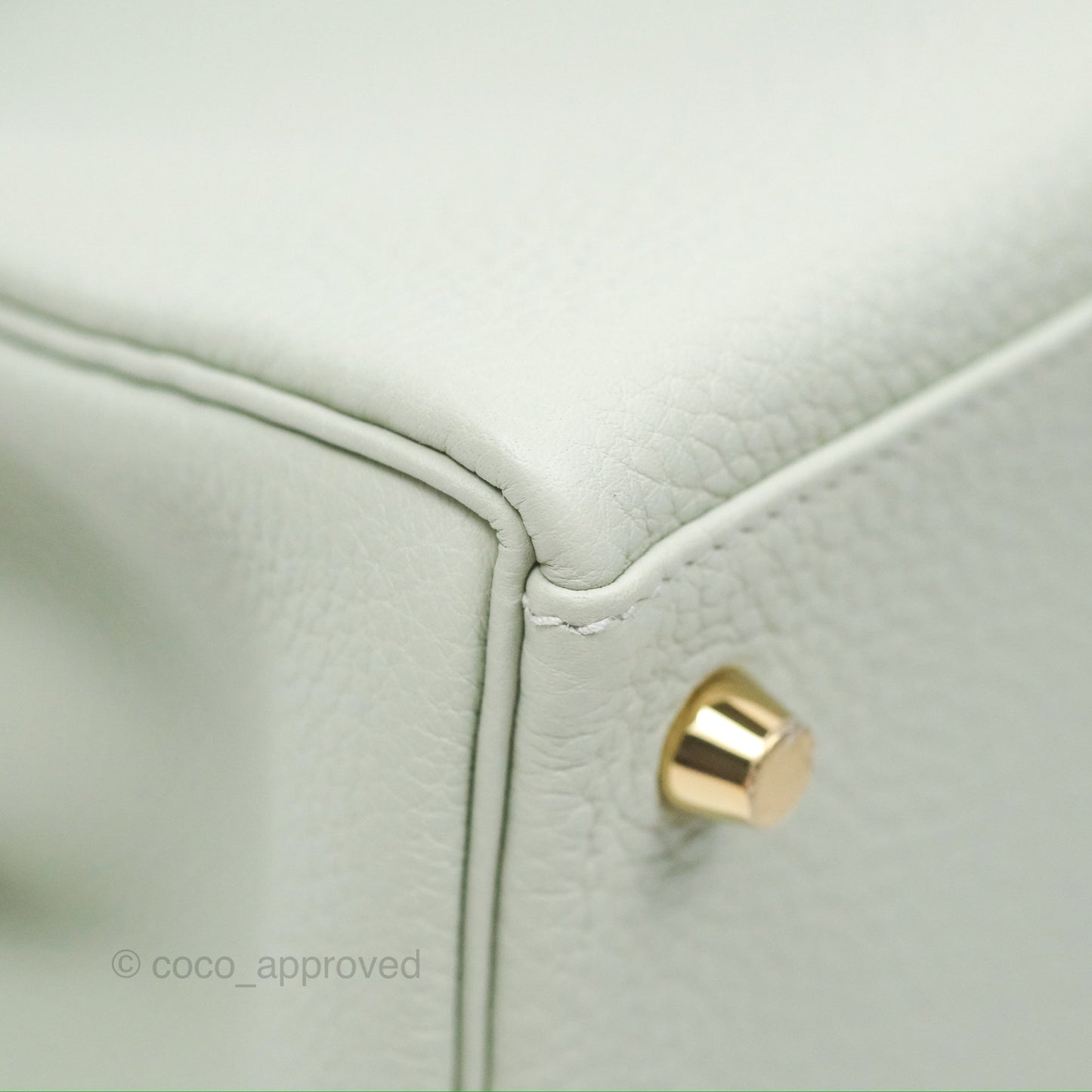 Hermès Kelly II 28 Retourne Togo Gris Neve Gold Hardware