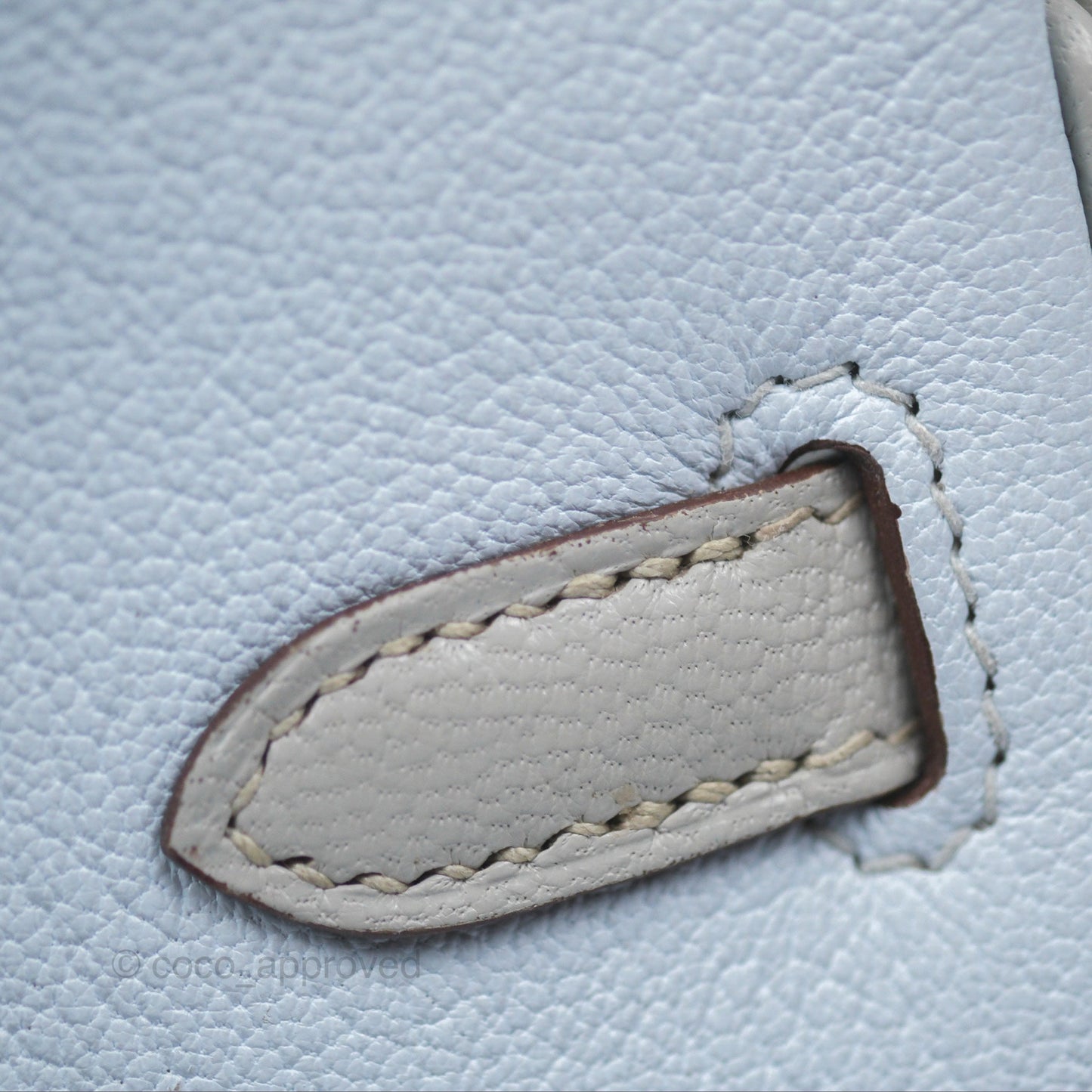 Hermès Birkin 25 Retourne HSS Blue Brume T0/ Gris Perle 80 Chevre Mysore Palladium Hardware