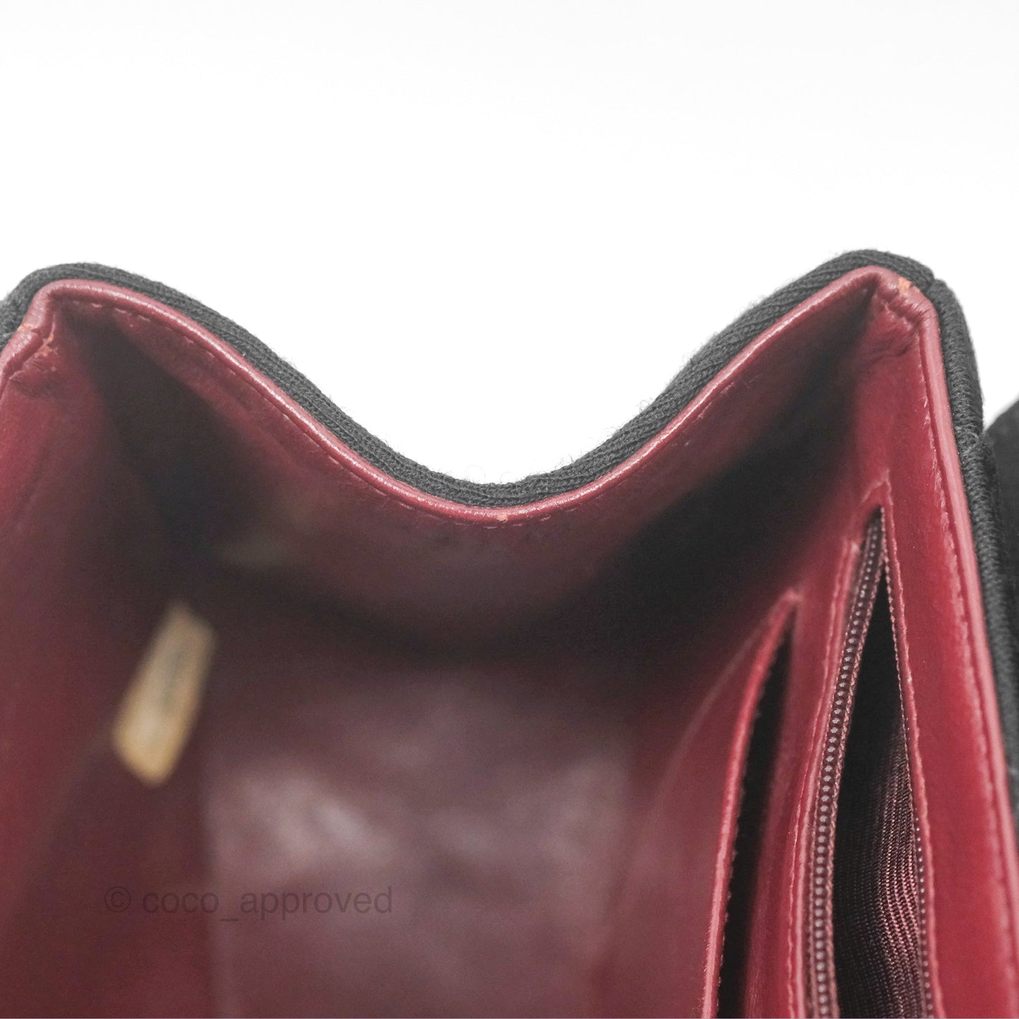 Chanel Vintage Small Quilted Jersey Mademoiselle Top Handle Flap Bag Black