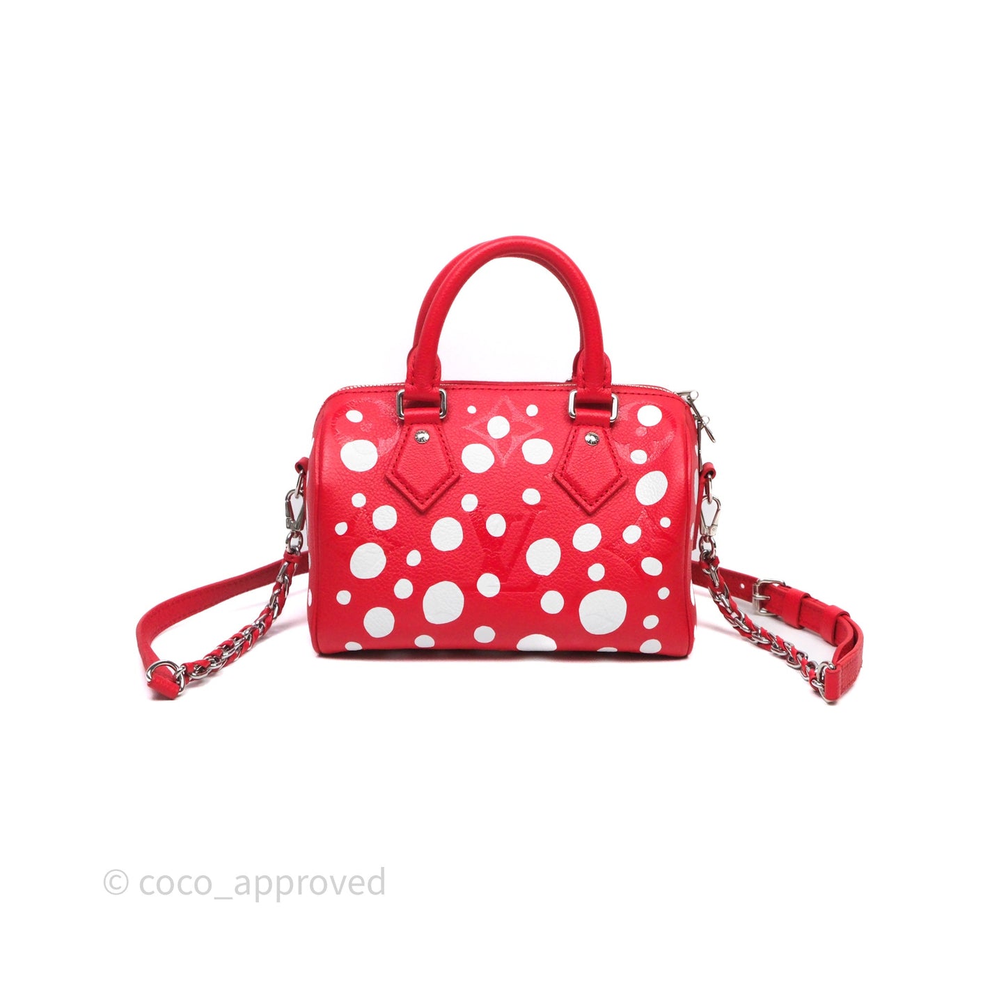 Louis Vuitton x Yayoi Kusama Speedy Bandoulière 20 Red