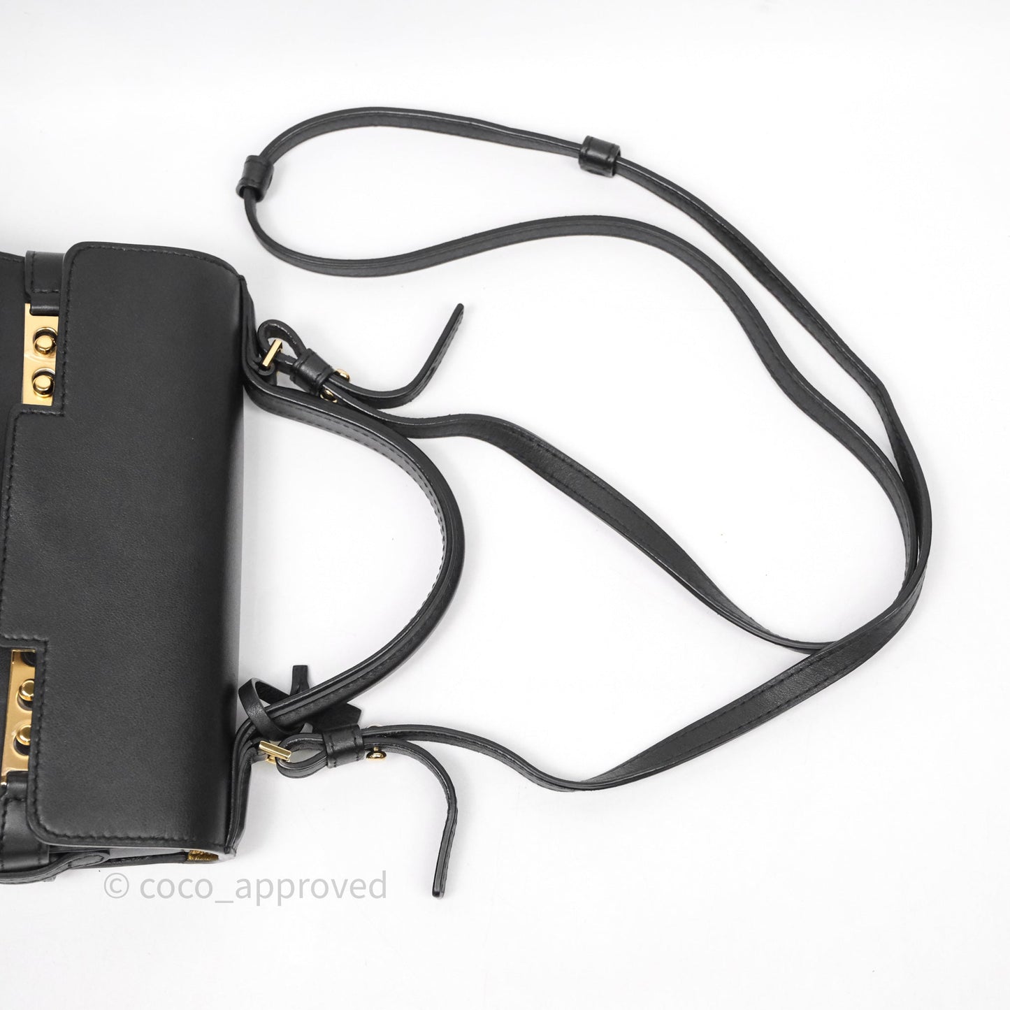 Delvaux Tempête Mini Black Calfskin Gold Hardware