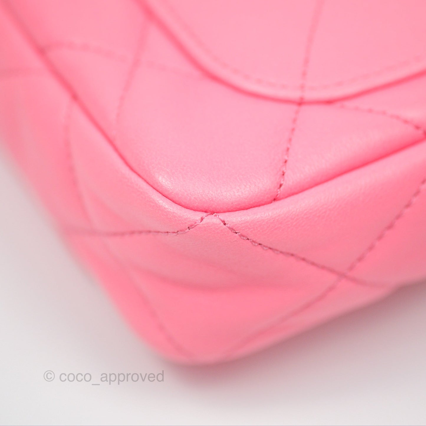 Chanel Quilted Mini CC Funky Town Flap Pink Lambskin Aged Gold Hardware