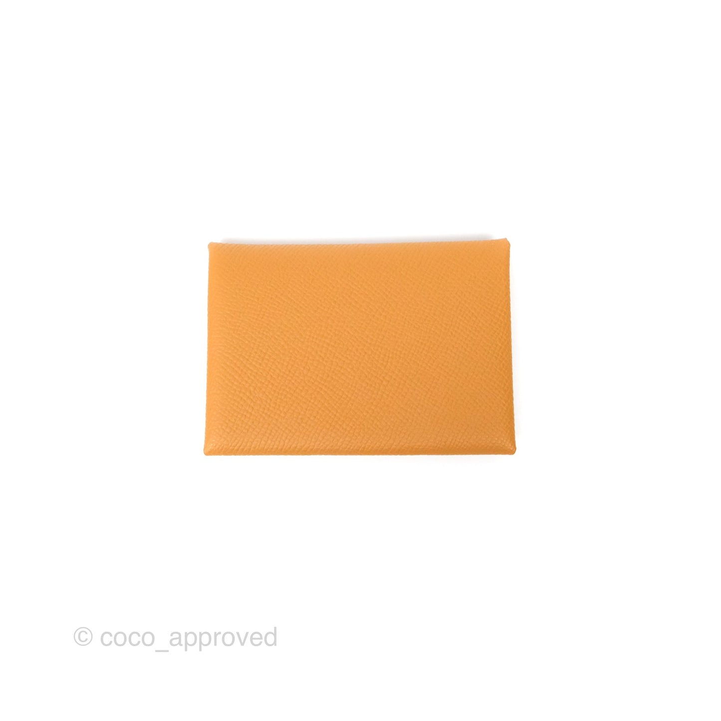 Hermès Calvi Duo Compact Card Holder Sésame Epsom