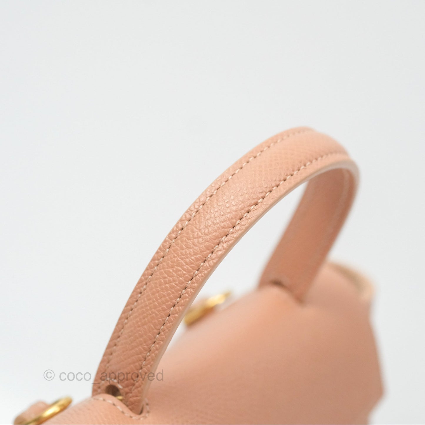 Celine Pico Belt Bag Desert Rose Grained Calfskin Gold Hardware