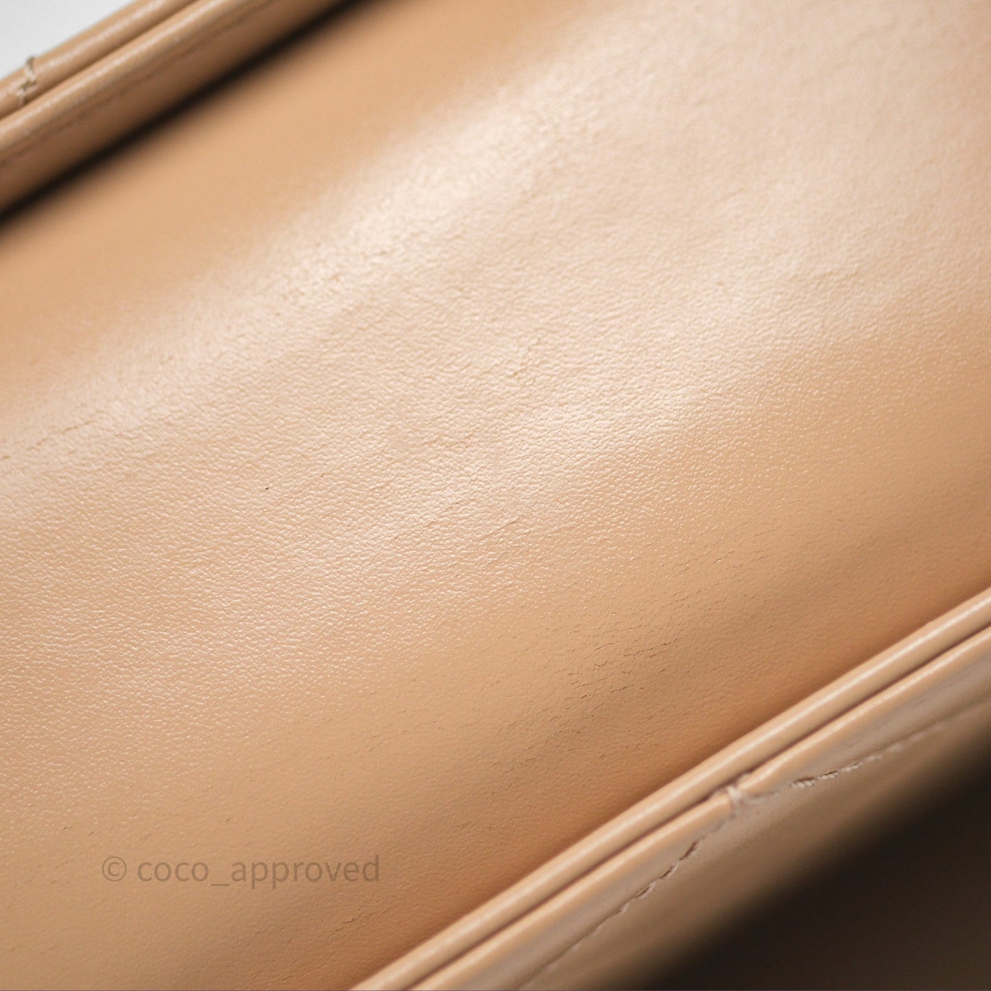 Chanel Quilted Mini Perfect Fit Adjustable Beige Calfskin Gold Hardware