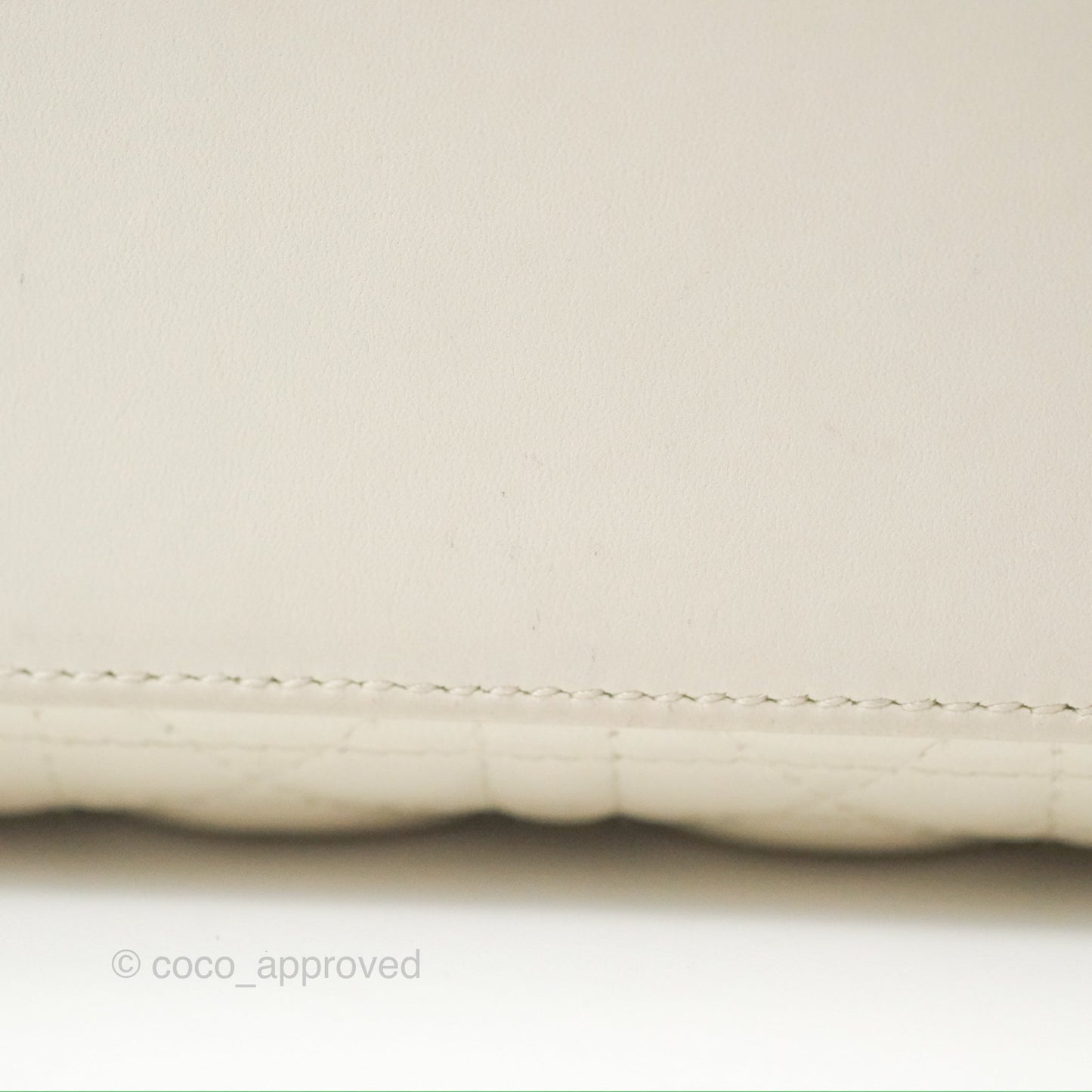 Christian Dior My ABCDior Lady Dior White Cannage Lambskin Gold Hardware