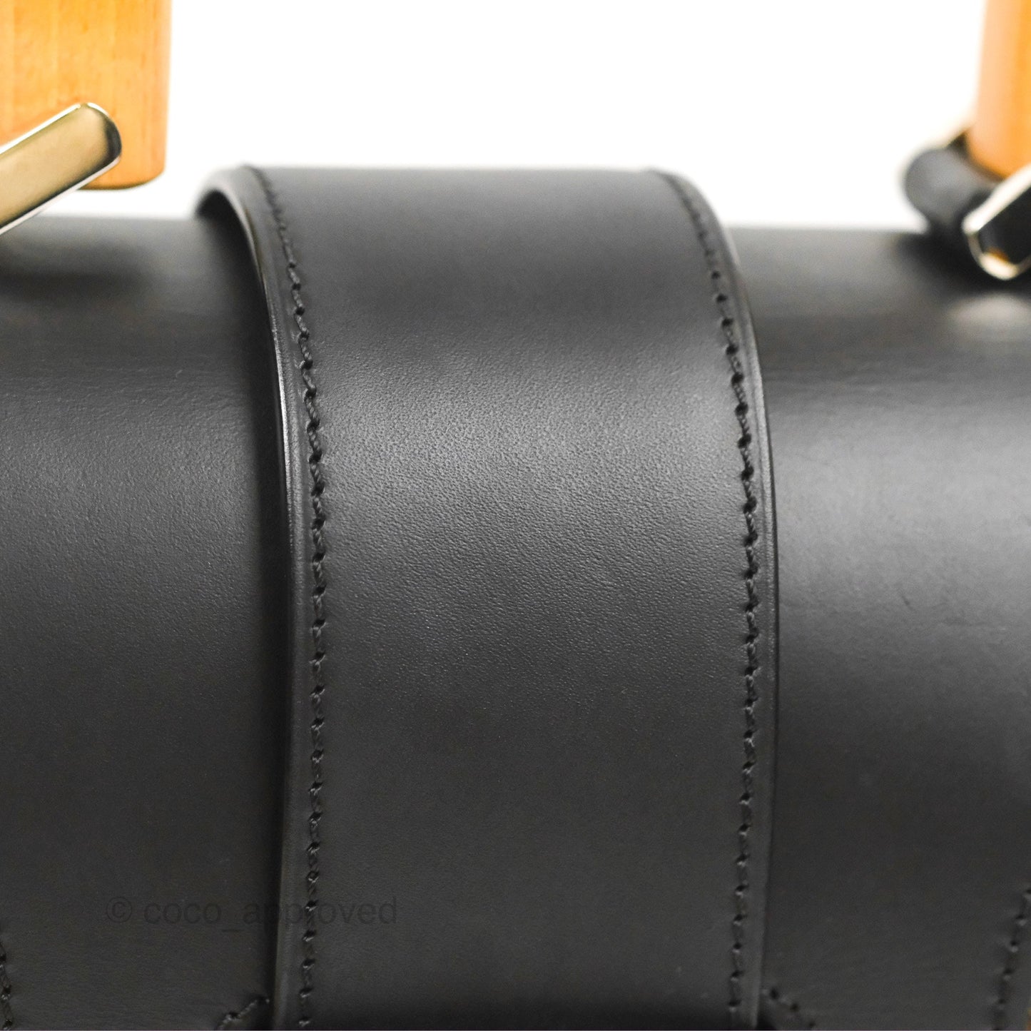 Goyard Saïgon Structuré PM Bag Black Goyardine Canvas