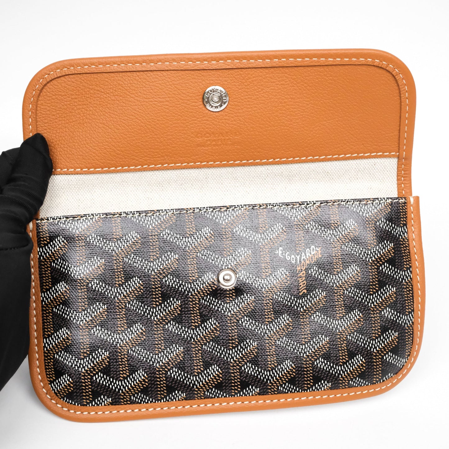 Goyard St Louis Tote GM Tan Black