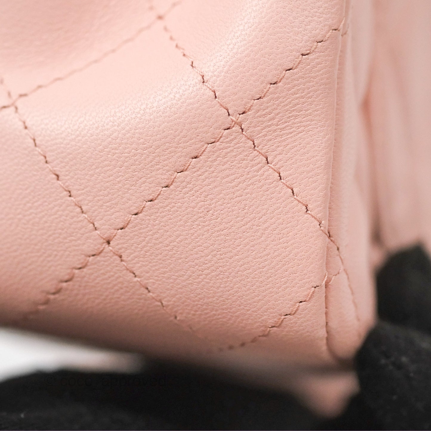Chanel Quilted Mini Rectangular Flap Pink Lambskin Gold Hardware