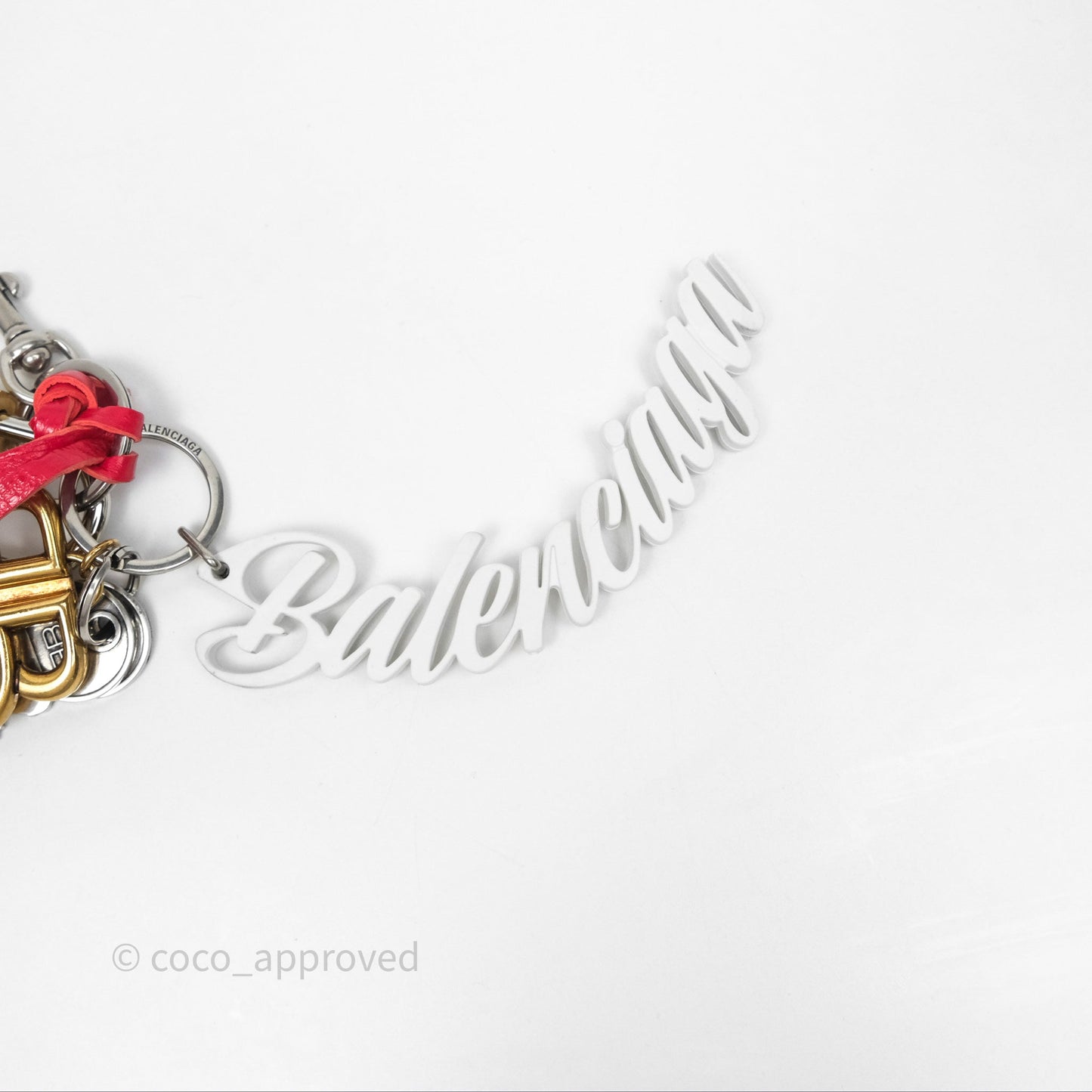 Balenciaga Heart / Lock / Keys Bag Charm