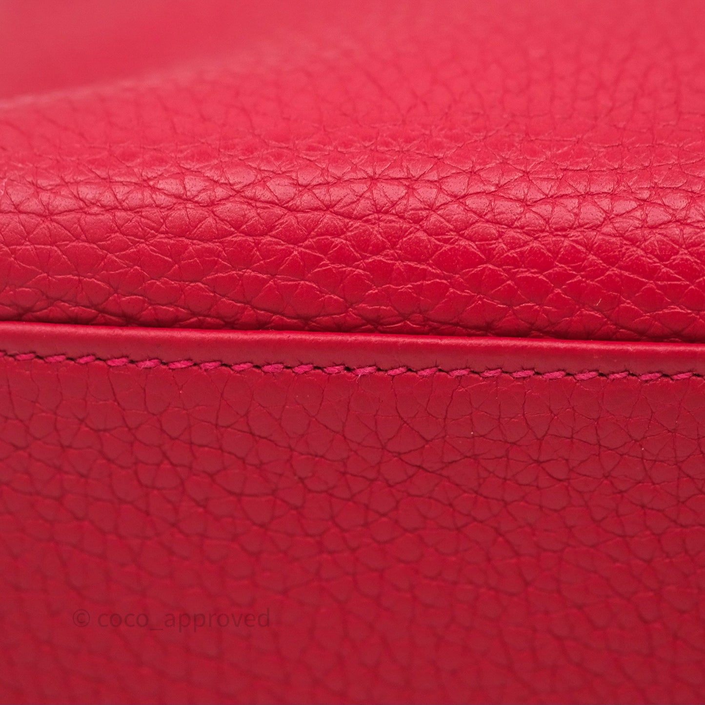Hermès Kelly Ado Backpack Red Rouge Clemence Palladium Hardware