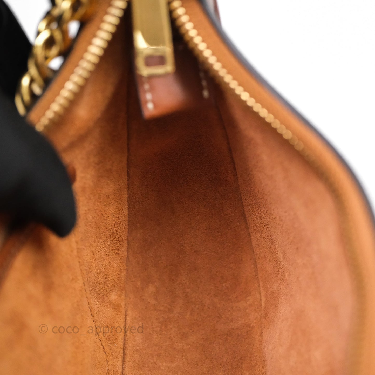 Celine Medium Ava Chain Bag Calfskin Tan