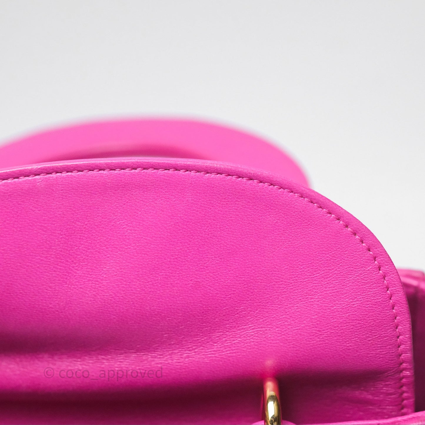 Christian Dior Small Lady Dior My ABCDior Magenta Cannage Lambskin