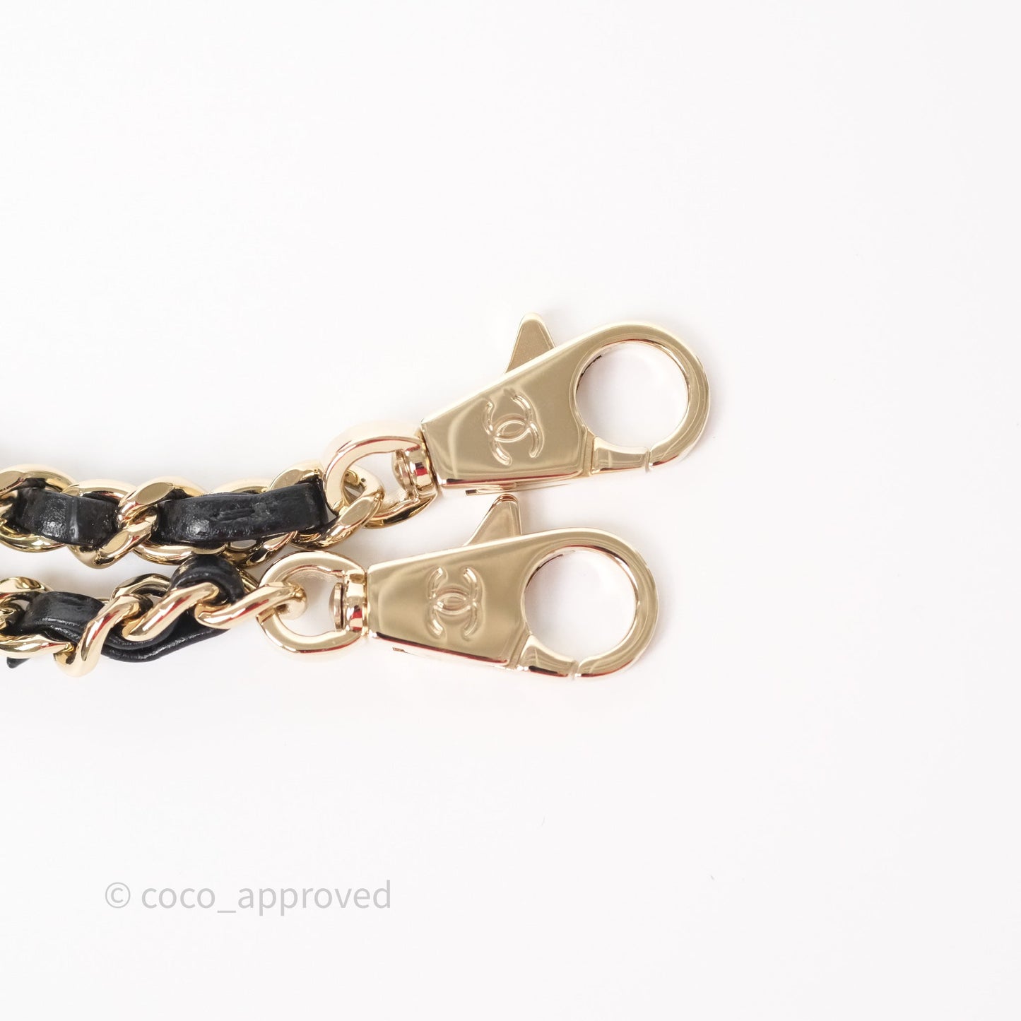 Chanel Mini Coco Handle Quilted Black Caviar Gold Hardware