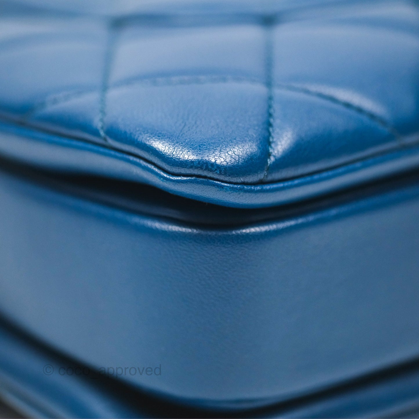 Chanel Medium Trendy CC Navy Blue Lambskin Gold Hardware