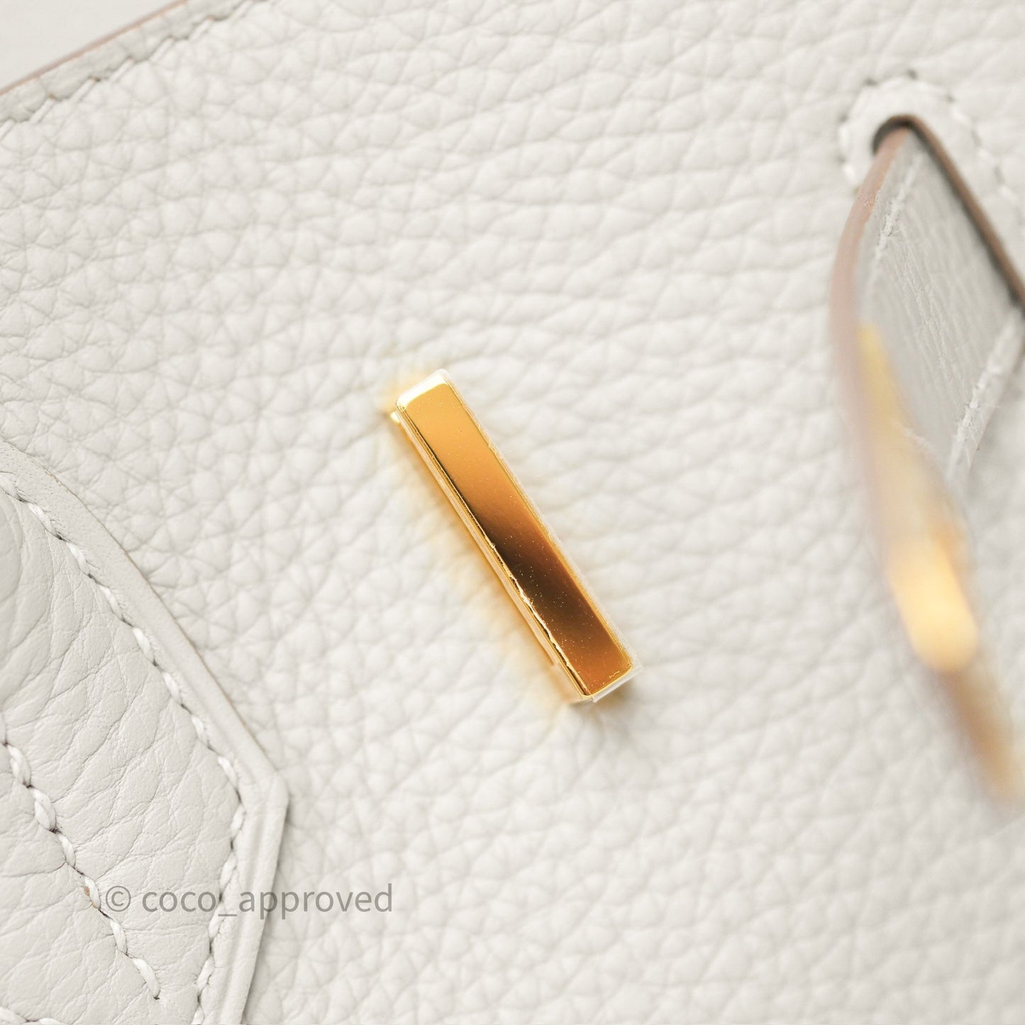 Hermès Birkin 30 Retourne Gris Perle 80 Togo Gold Hardware