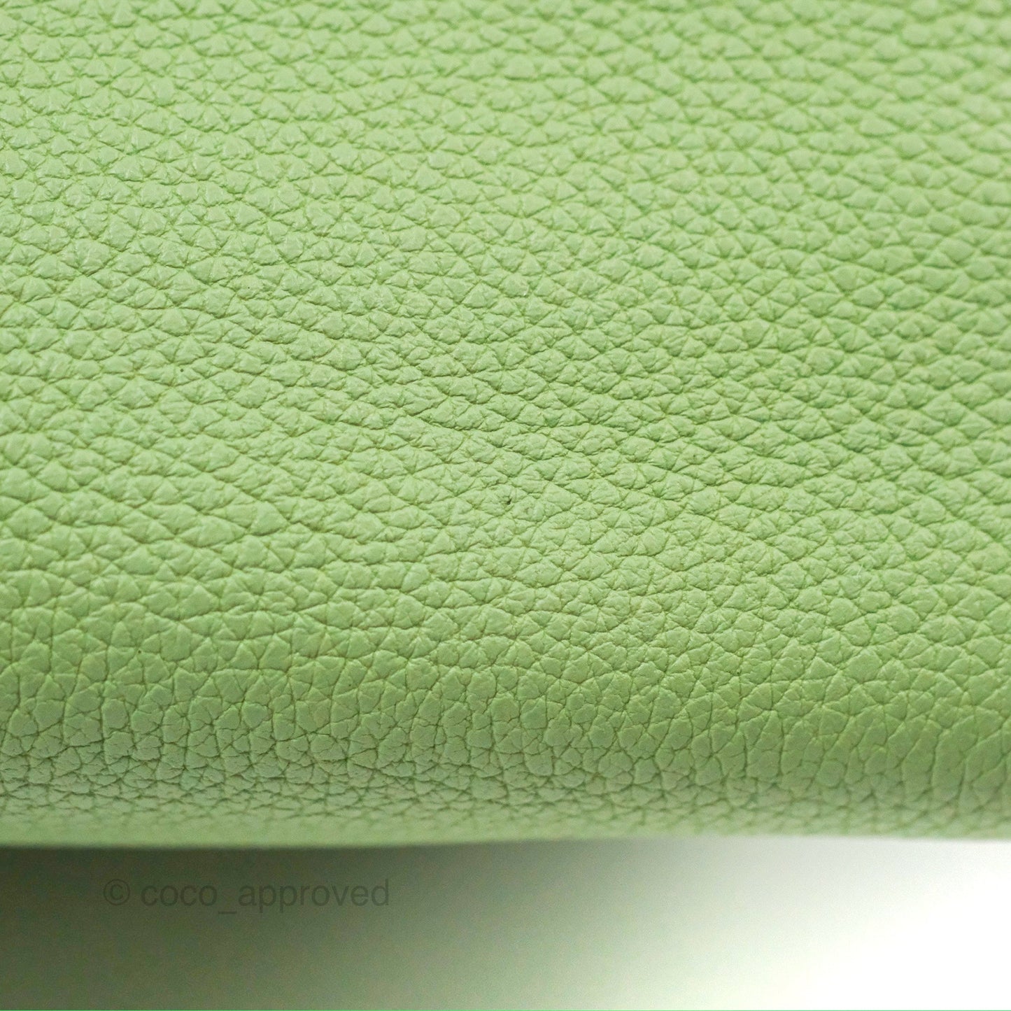 Hermès 24/24 29 Vert Criquet/Bamboo Evercolor/Swift Palladium Hardware