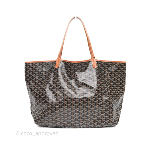 Goyard Saint Louis Tote Bag GM Black/Tan