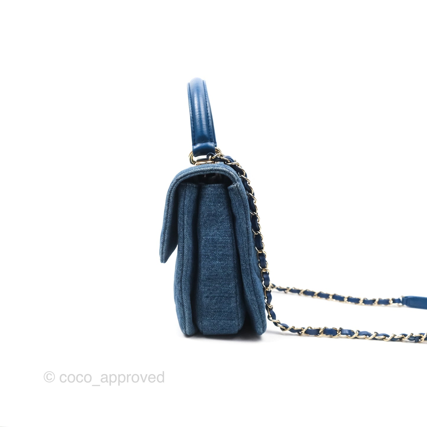 Chanel Small Trendy CC Denim Gold Hardware